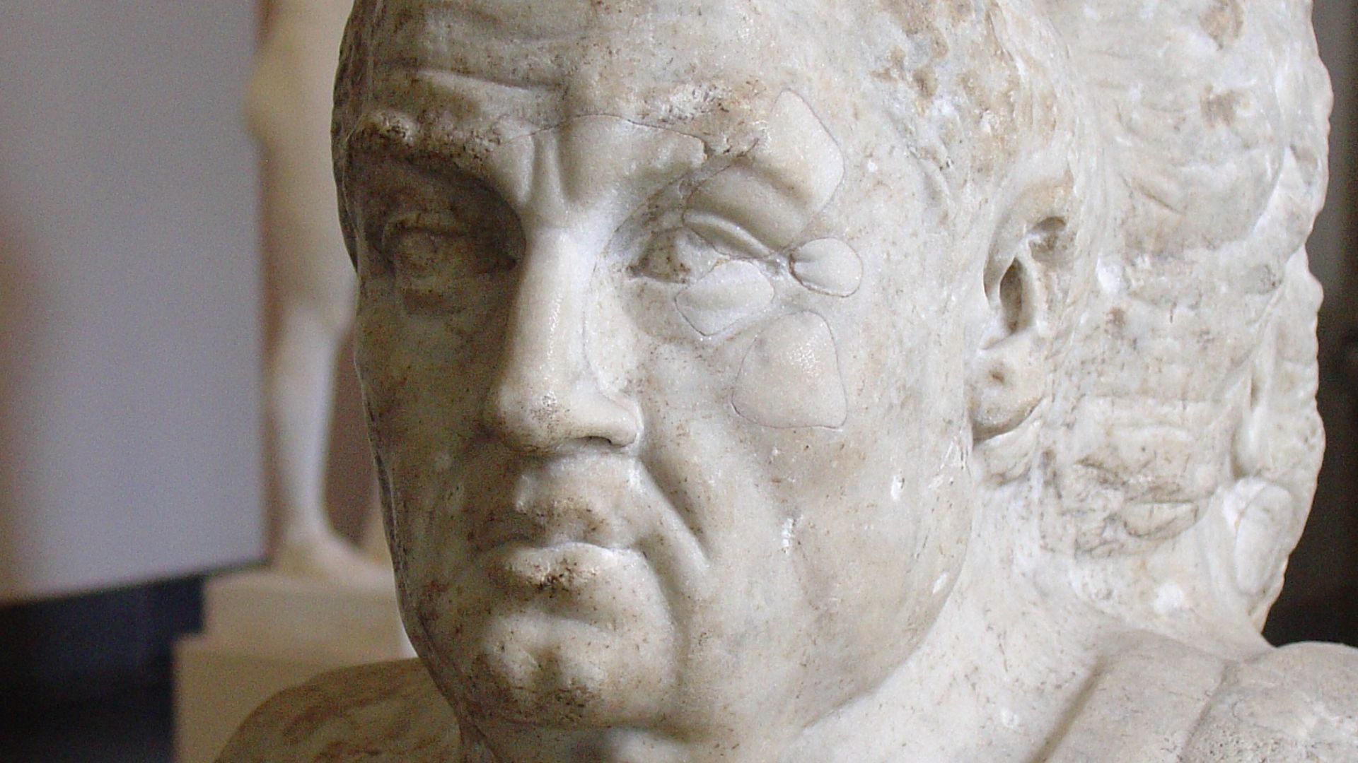 Seneca, part of double-herm in Antikensammlung Berlin