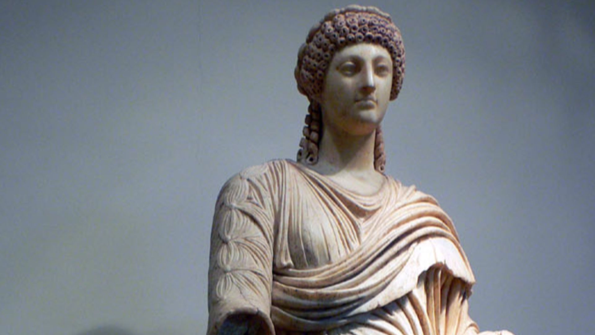Poppaea Sabina. 2nd wife of emperor Nero. Archaeological Museum of Olympia (Greece)