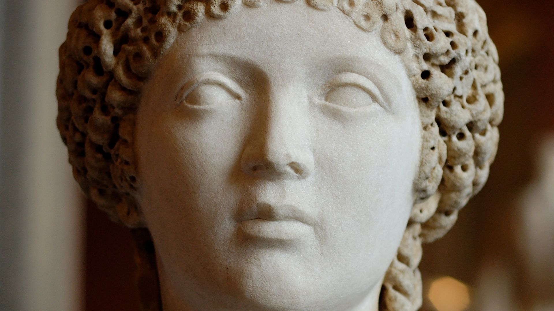 Portrait of a young woman, maybe an Eastern princess brought up in Rome, formerly identified with Poppaea Sabina.