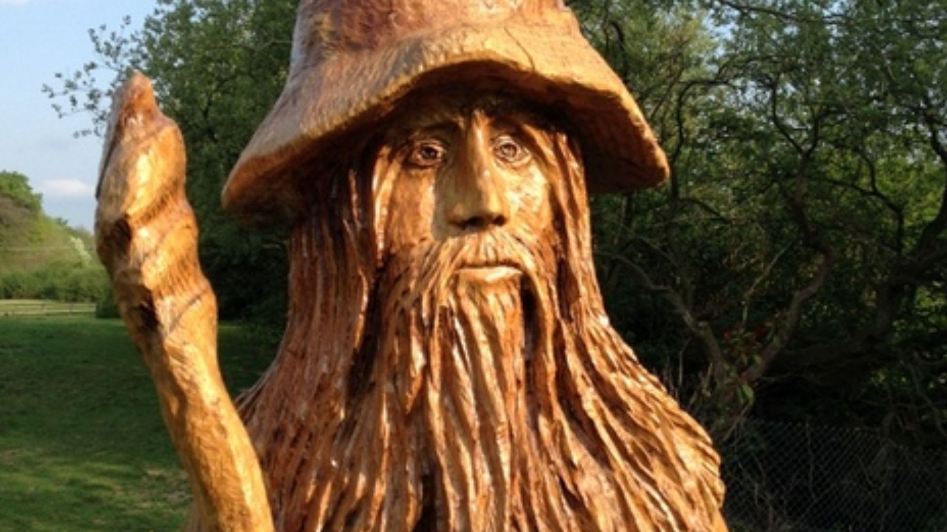 Merlin the Wizard on Bradford Lane, Nether Alderley