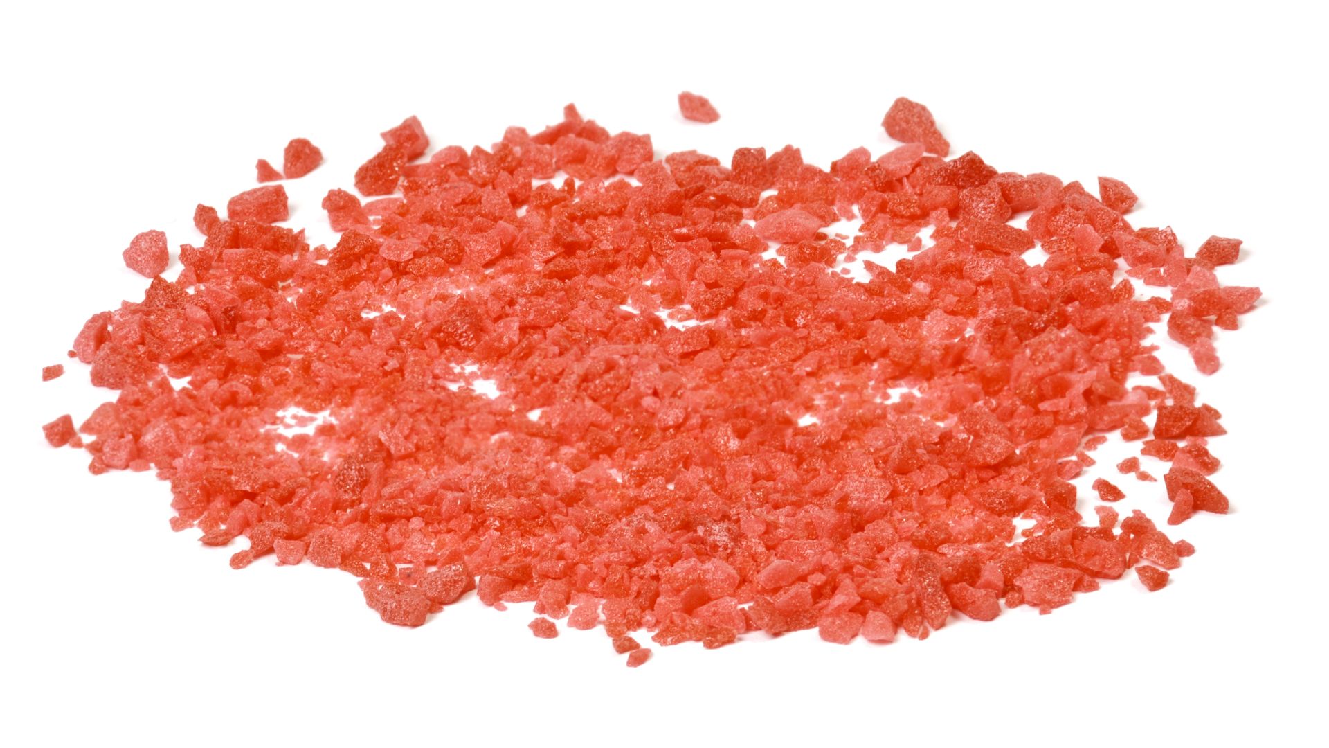Strawberry-flavored Pop Rocks candy.