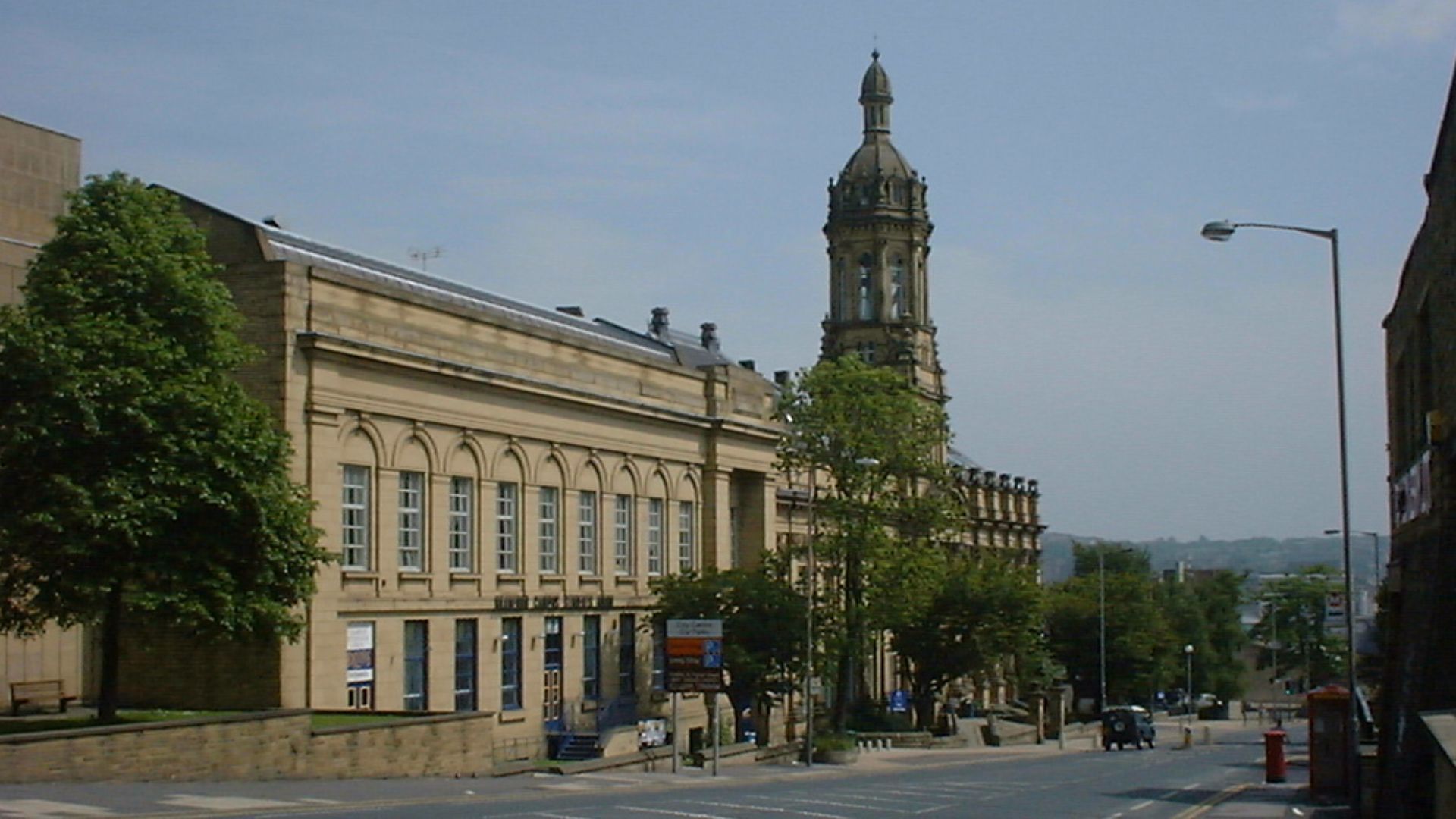 Bradford College old building, viewed from Great Horton Road.