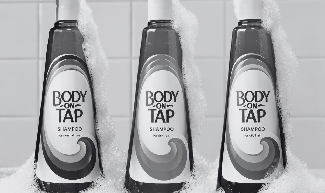 Screenshot from Body On Tap Commercial, Bristol-Myers  (1978) 