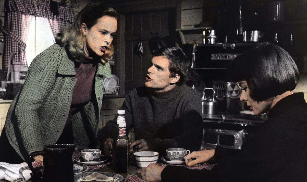 Kino. The Fox, (THE FOX) USA, 1967, Regie: Mark Rydell, SANDY DENNIS, KEIR DULLEA, ANNE HEYWOOD.