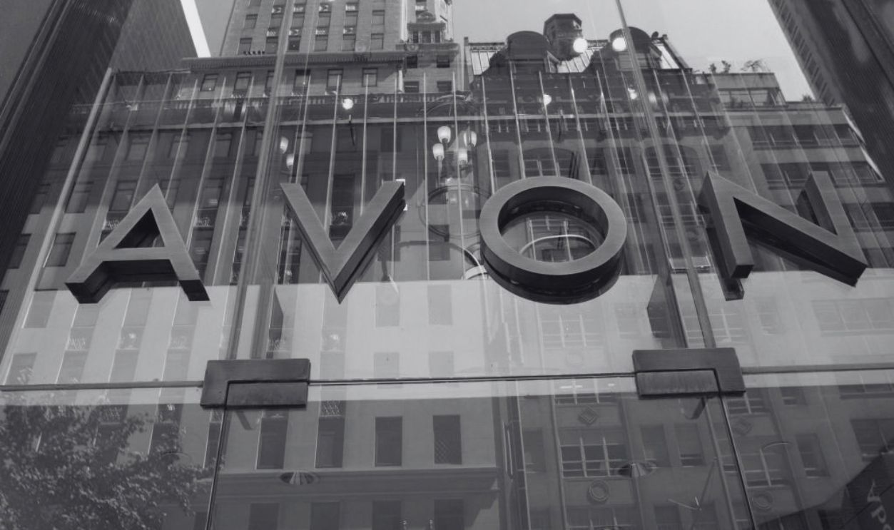 An Avon retail store in New York City, USA.