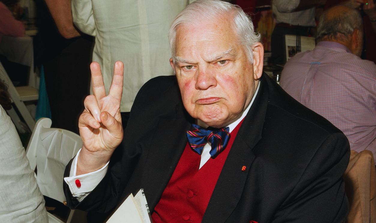 Gettyimages - 175961232, Authors Night For The East Hampton Library EAST HAMPTON, NY - AUGUST 10: Author James C. Humes attends Authors Night For The East Hampton Library at Gardiner's Farm on August 10, 2013 in East Hampton, New York.