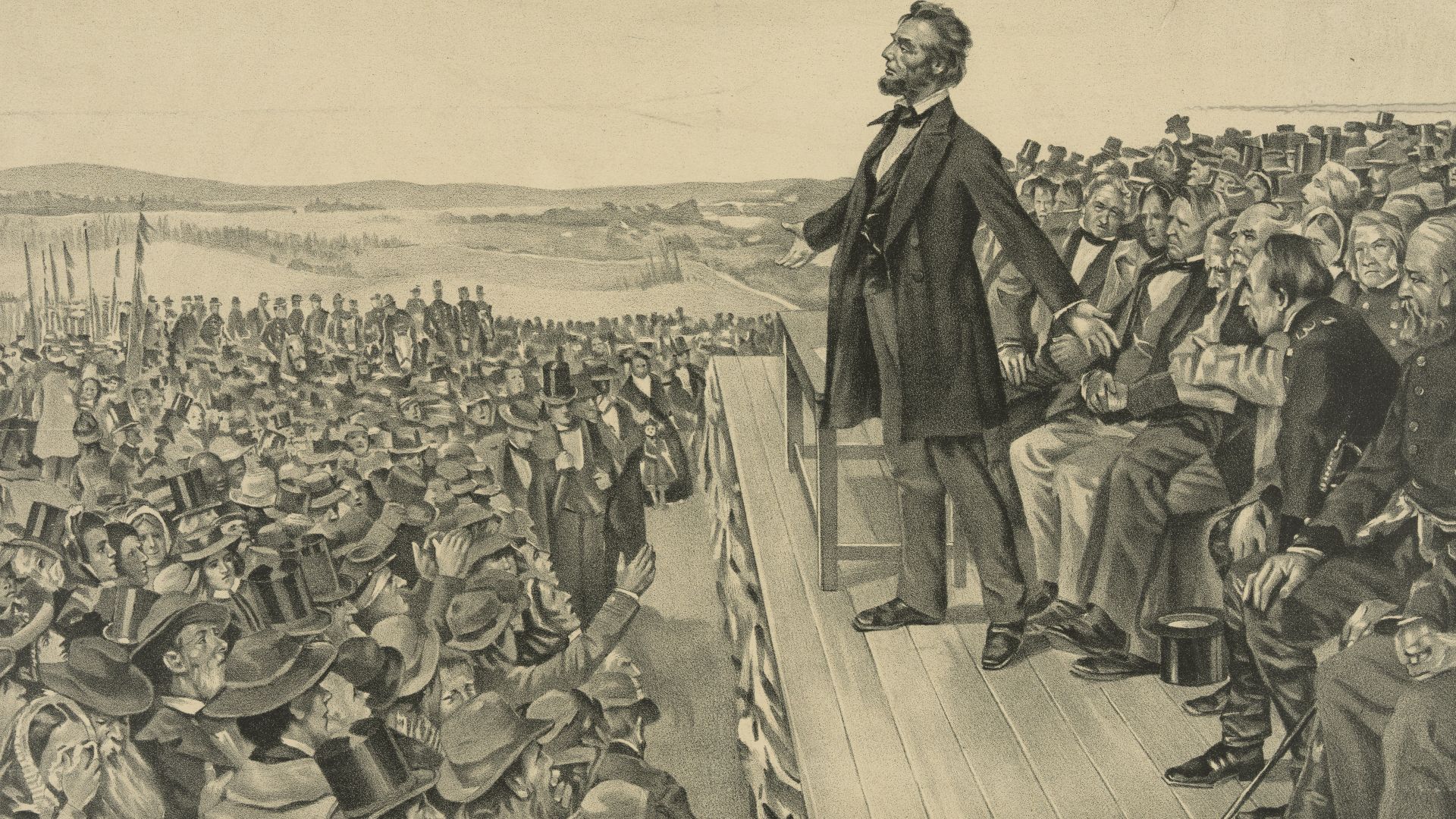 File:Lincoln's address at the dedication of the Gettysburg National Cemetery, November 19, 1863 LCCN2003674448 (cropped).jpg