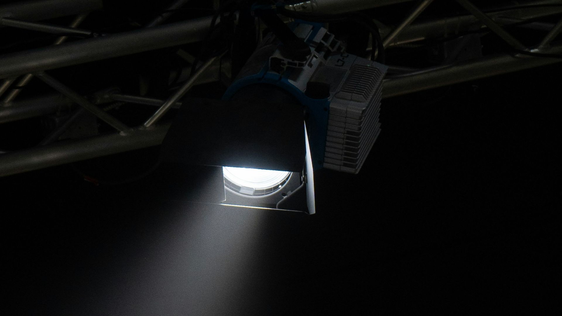 a light that is on in the dark