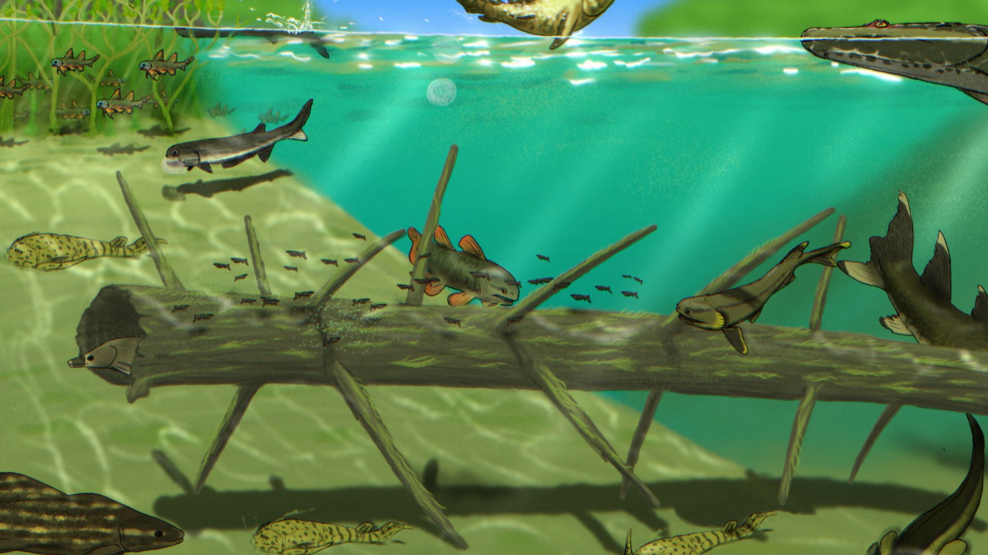 File:Fauna of the Escuminac formation.png