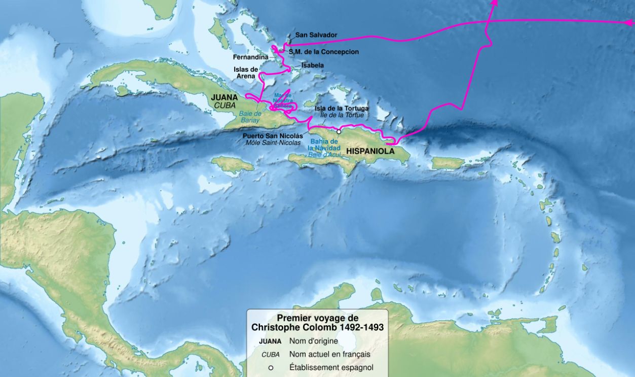 Columbus Sets Sail in 1492