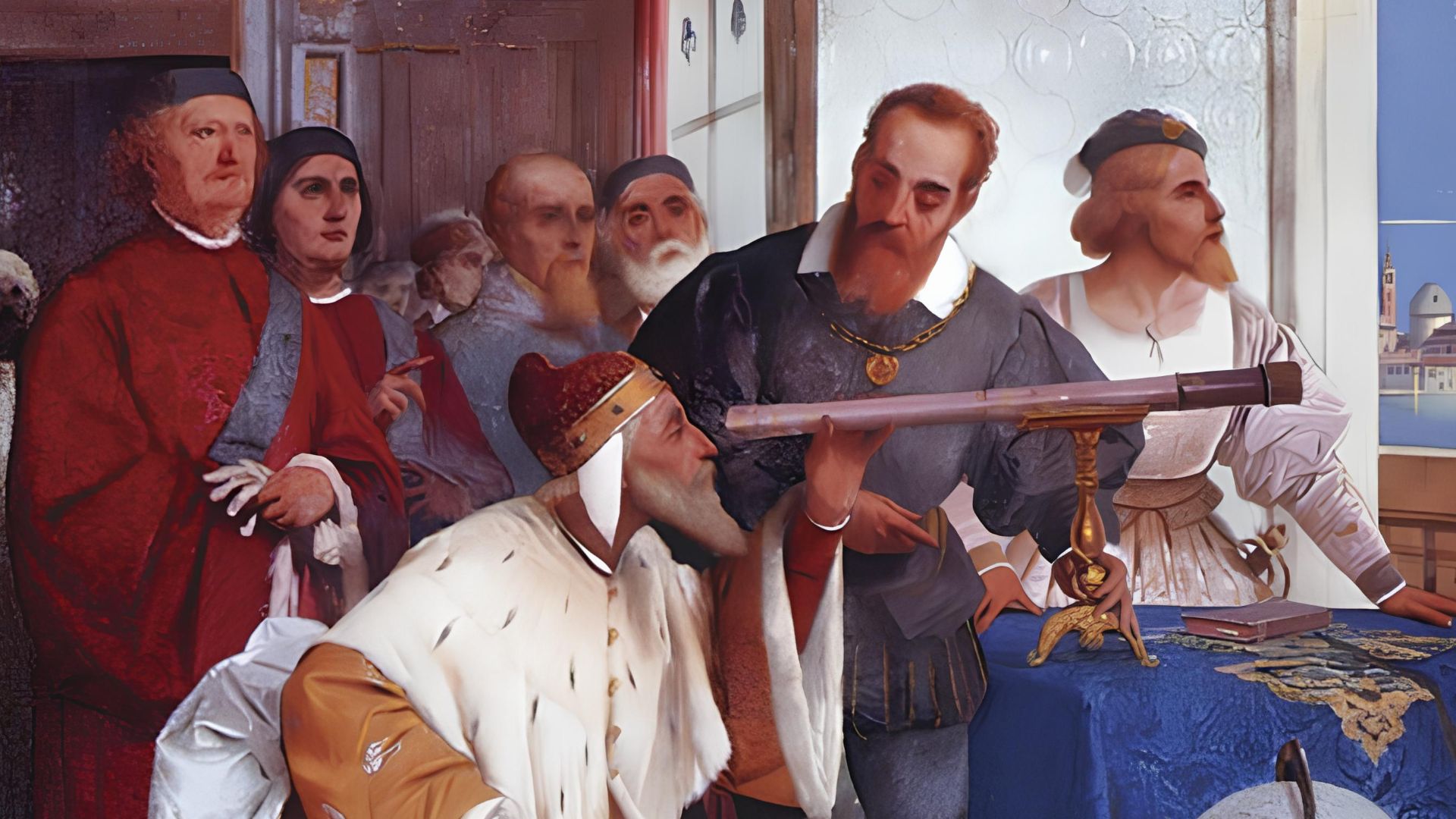 File:Bertini fresco of Galileo Galilei and Doge of Venice Upscaled.jpg