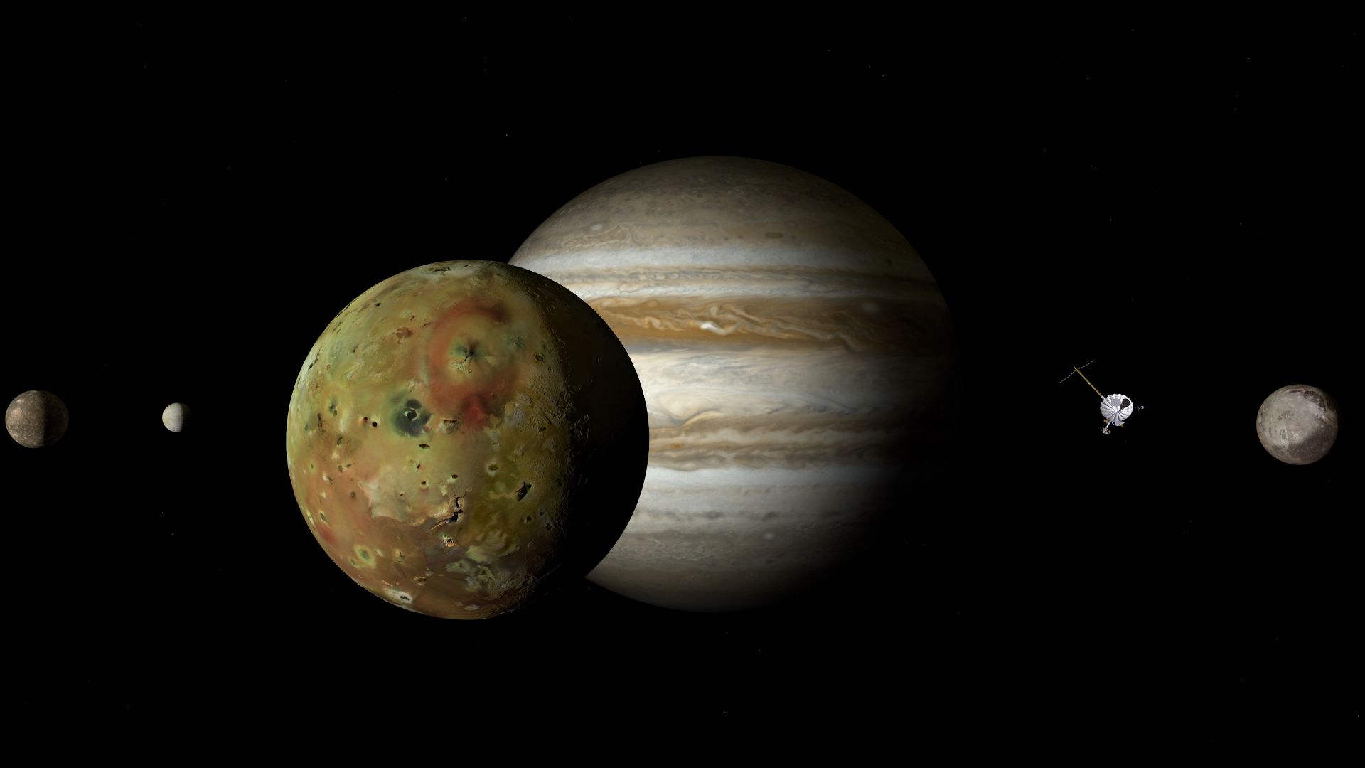 File:Jupiter and the four Galilean moons (artistic).jpg