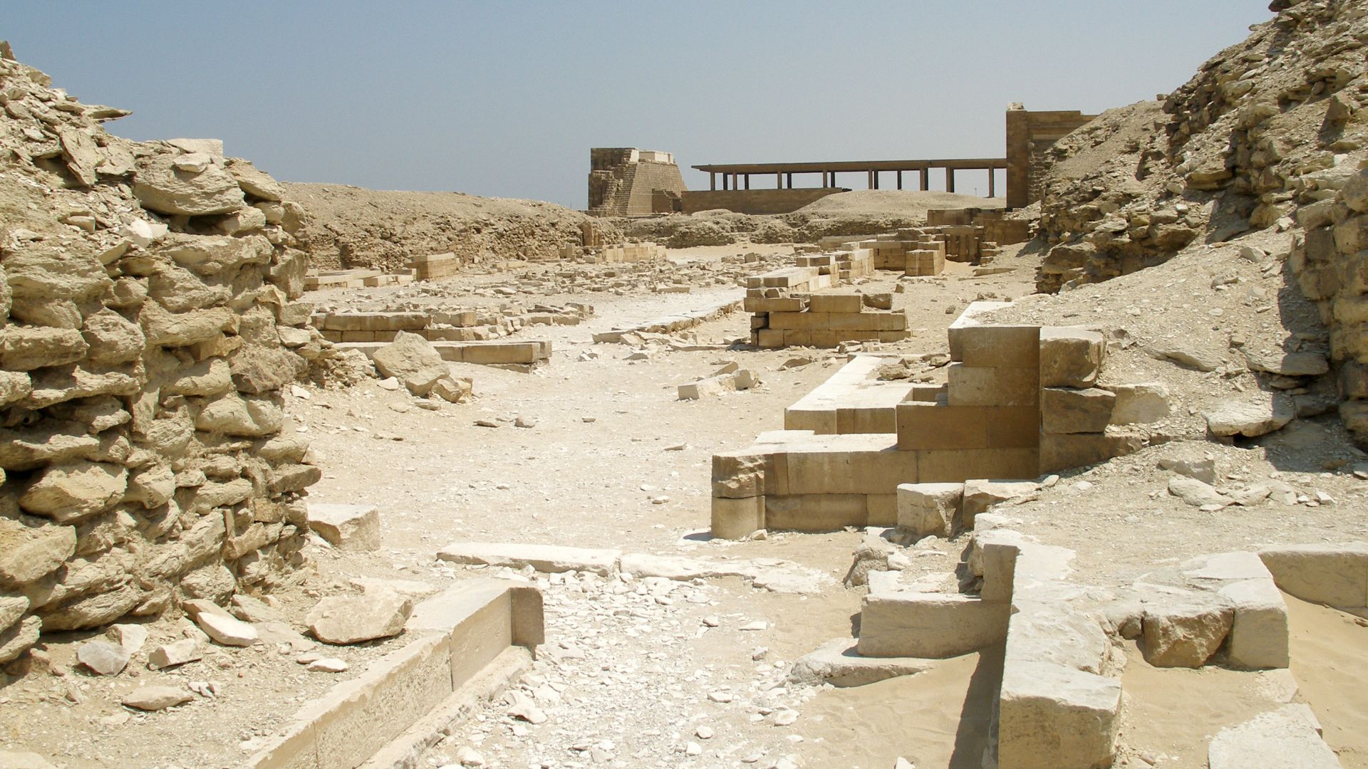 File:Saqqara archaeological complex, Ancient Egypt.jpg