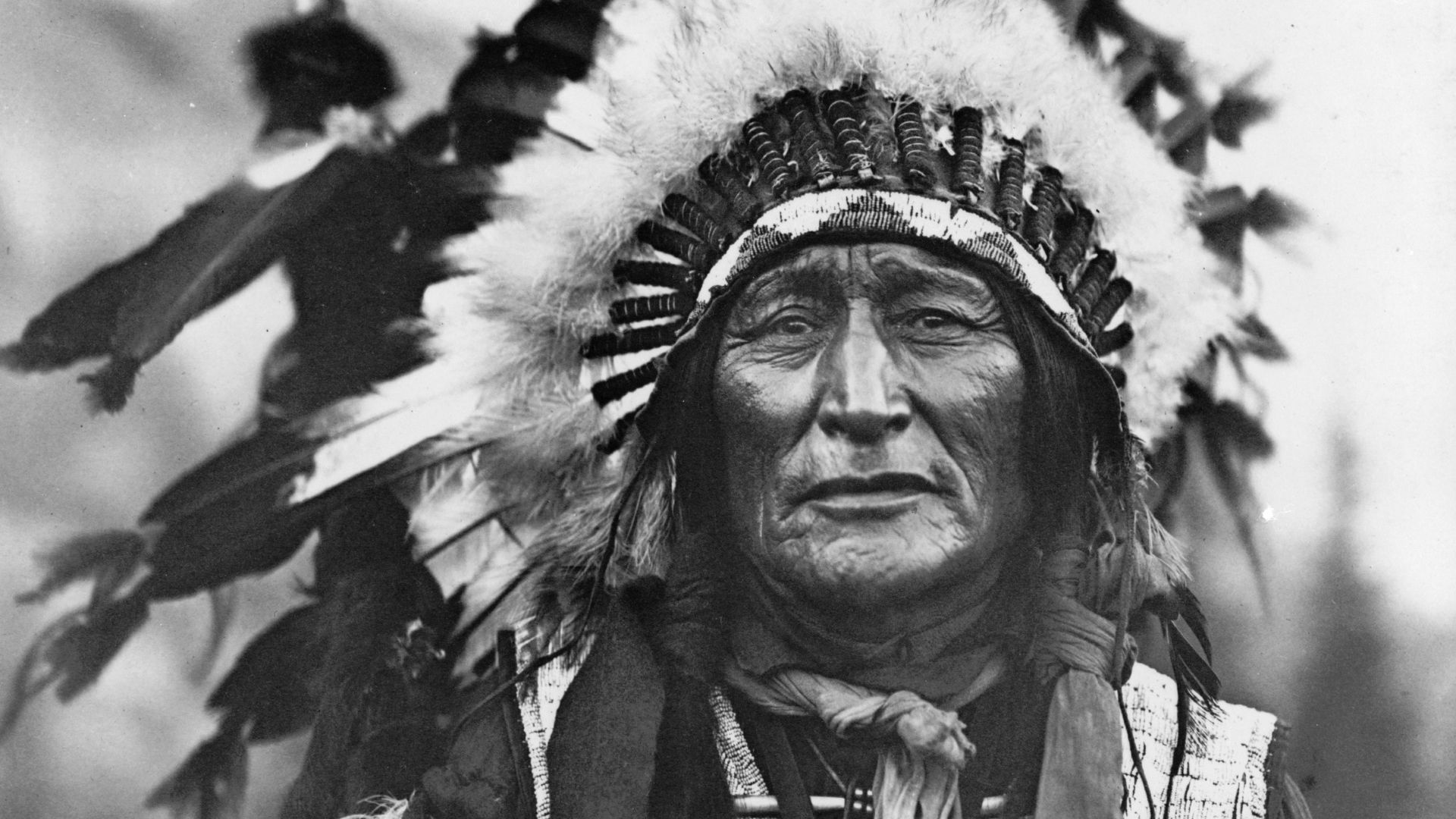 File:Iron Shell, Lakota, Sioux tribe, half-length portrait, facing front in traditional clothing LCCN91481278.jpg