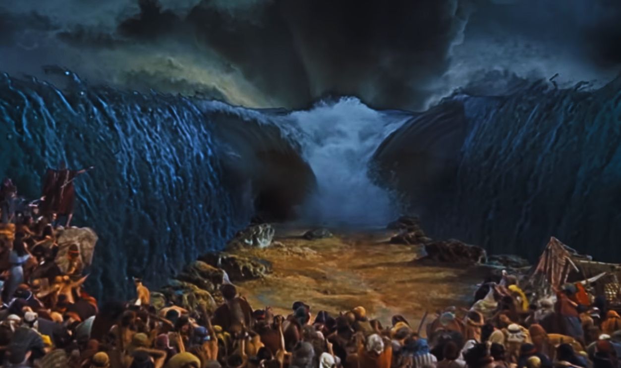 Screenshot from The Ten Commandments (1956)