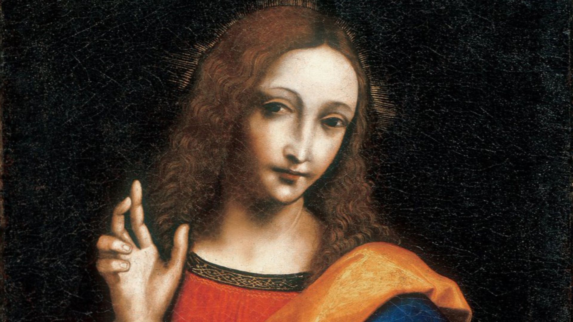 File:Gian Giacomo Caprotti, detto il Salaì, Cristo giovanetto come Salvator Mundi, Museo Ideale Leonardo da Vinci.jpg