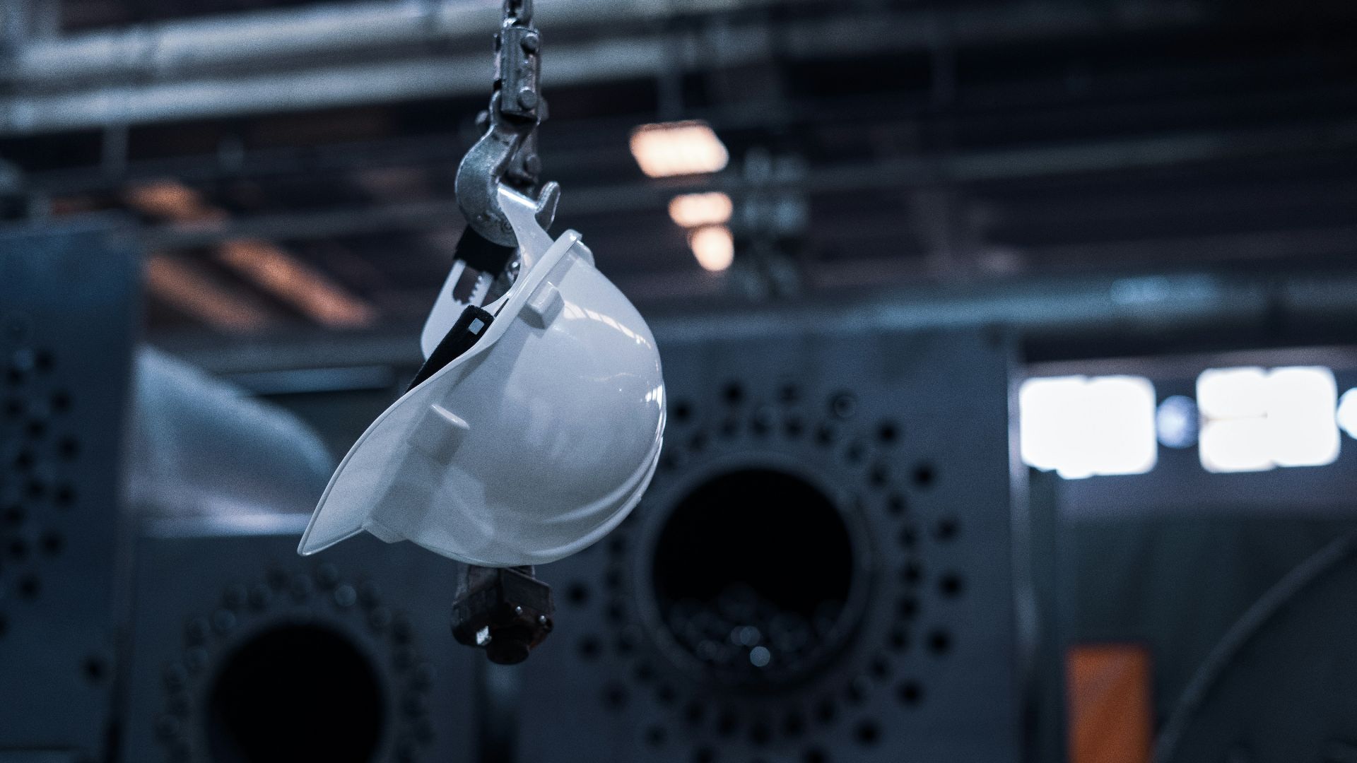 white and black round pendant