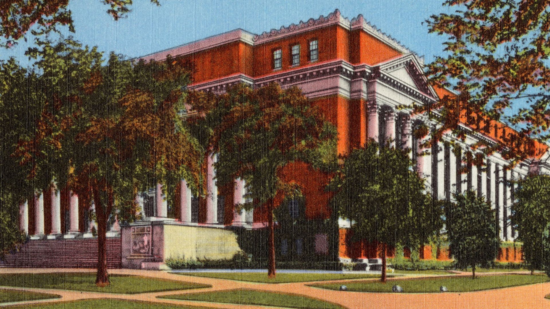File:View of Widener Library from Harvard Campus, Cambridge, Mass (61898).jpg