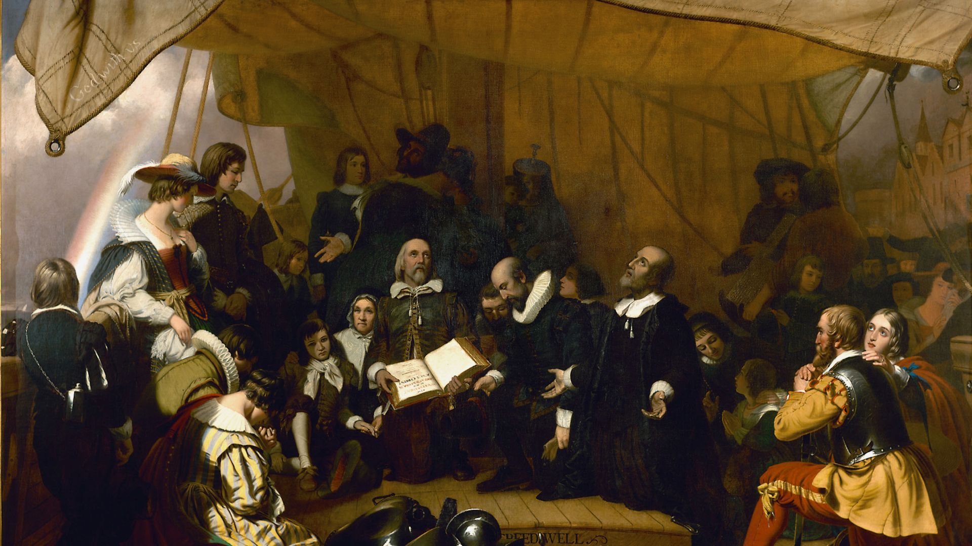 File:Flickr - USCapitol - Embarkation of the Pilgrims.jpg