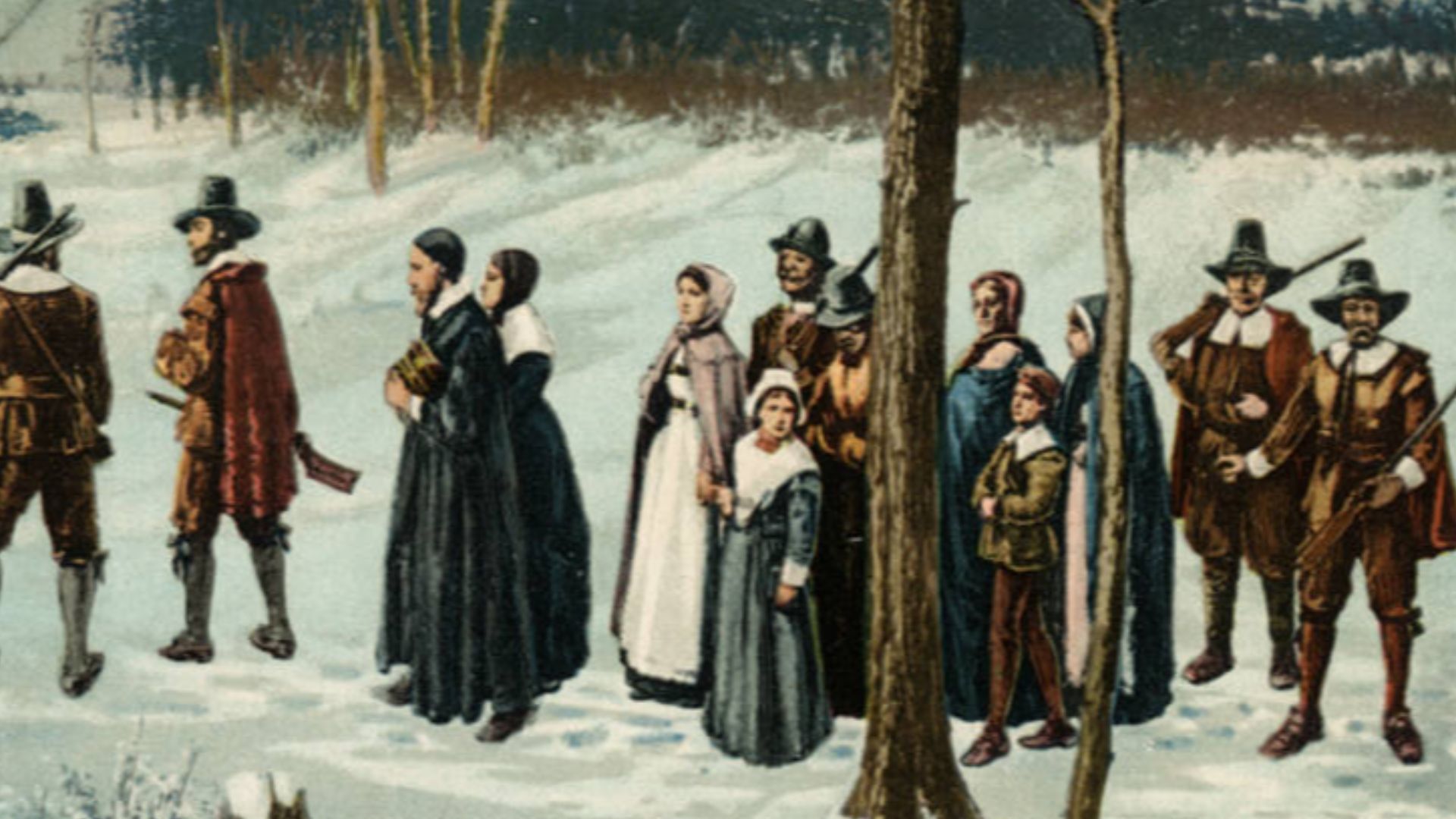 File:Copyrighted and Published by A S Burbank, 127, The Pilgrims going to Church, by George H Boughton (NBY 21949).jpg