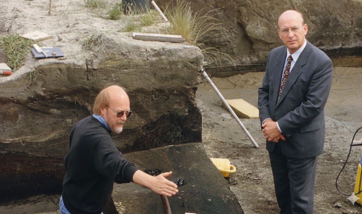 Archaeologists at Schöningen
