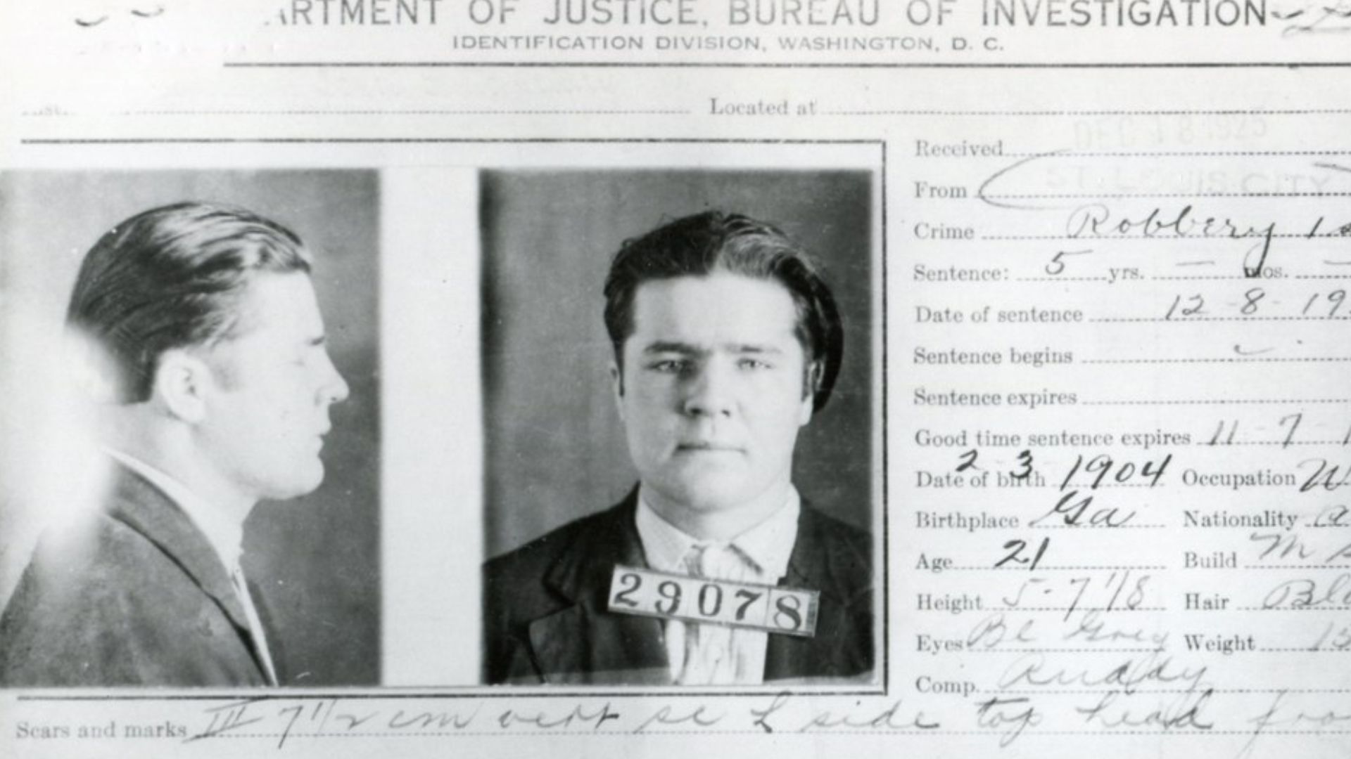 File:Charles Arthur Floyd 1928 Prison record.jpg