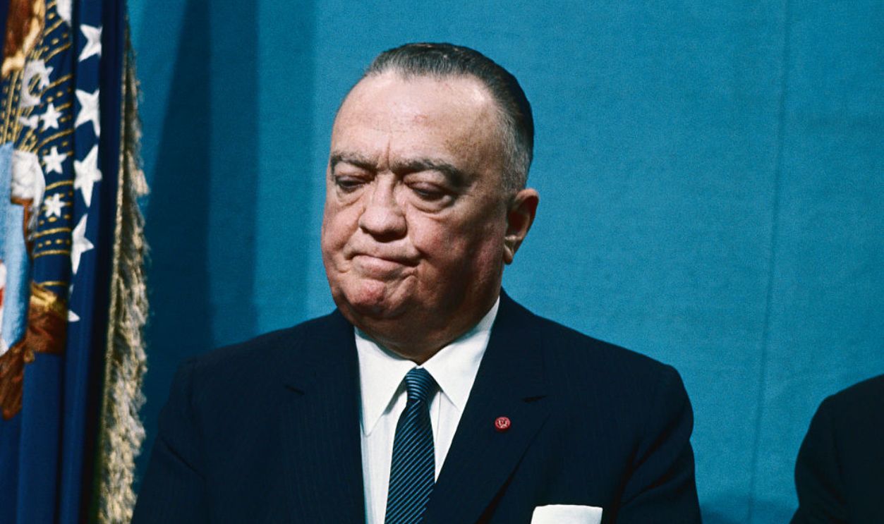 515536008 -- J. Edgar Hoover Listening to Speech