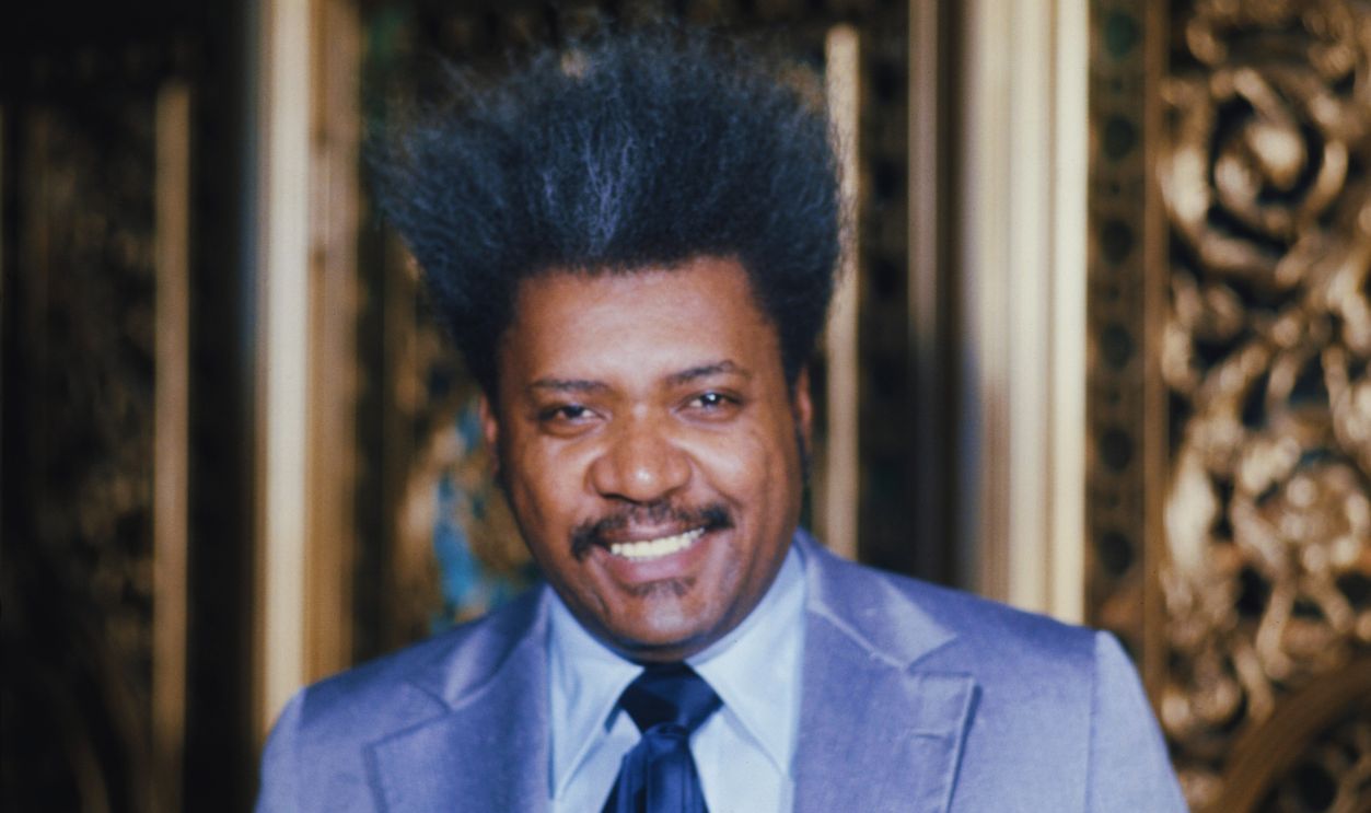 Gettyimages - 1733264164, Don King Close-up of boxing promoter Don King in Miami, Florida, April 14th 1977.