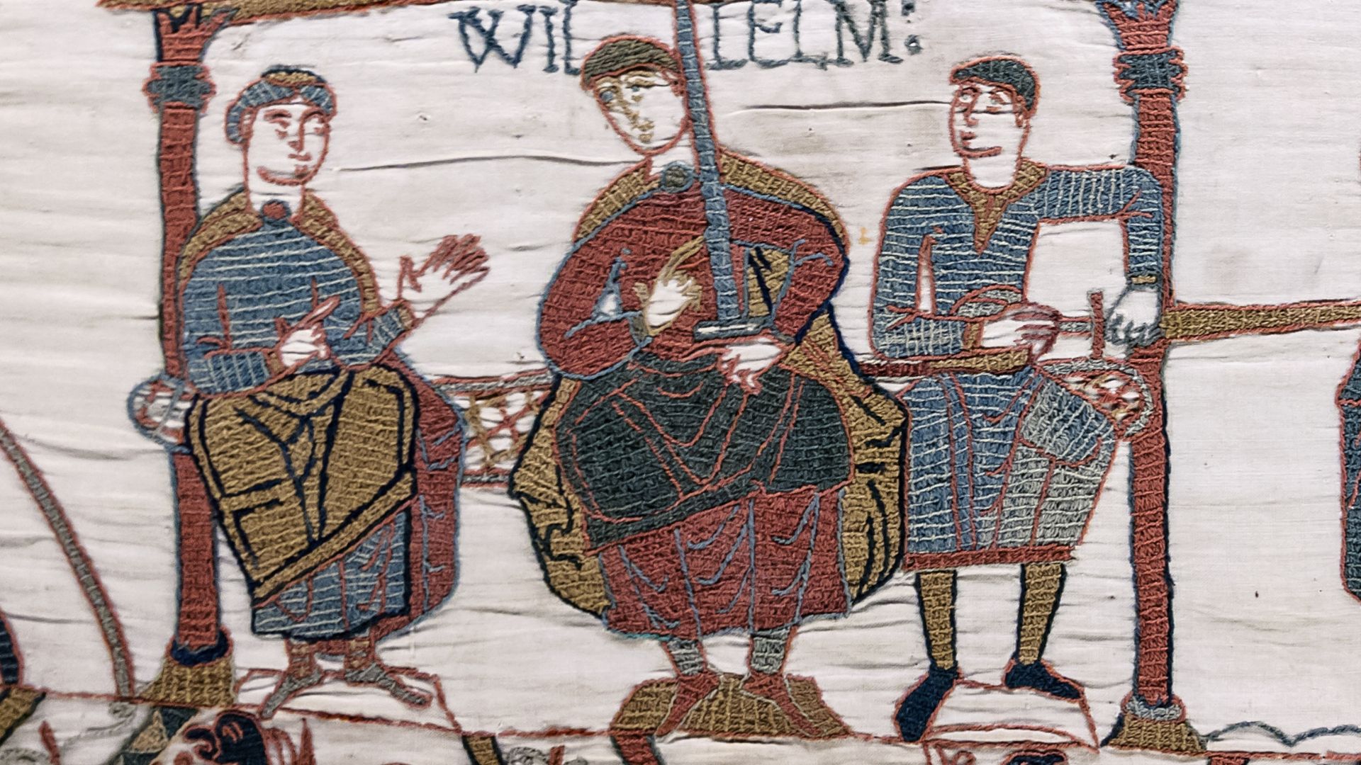File:Bayeux Tapestry scene44 William Odo Robert.jpg