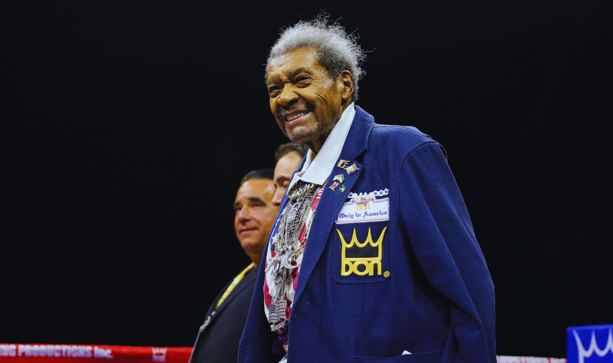 Gettyimages - 2155921447, Adrien Broner v Blair Cobbs HOLLYWOOD, FLORIDA - JUNE 7: Don King attends the welterweight fight between Adrien Broner and Blair Cobbs at Seminole Hard Rock Hotel & Casino - Hard Rock Cafe Hollywood on June 7, 2024 in Hollywood, Florida. 