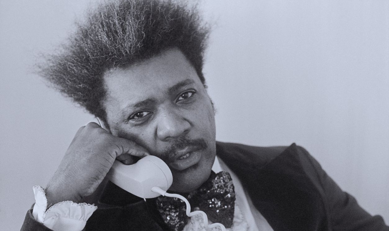 Gettyimages - 515407548, Don King Speaking on Telephone 