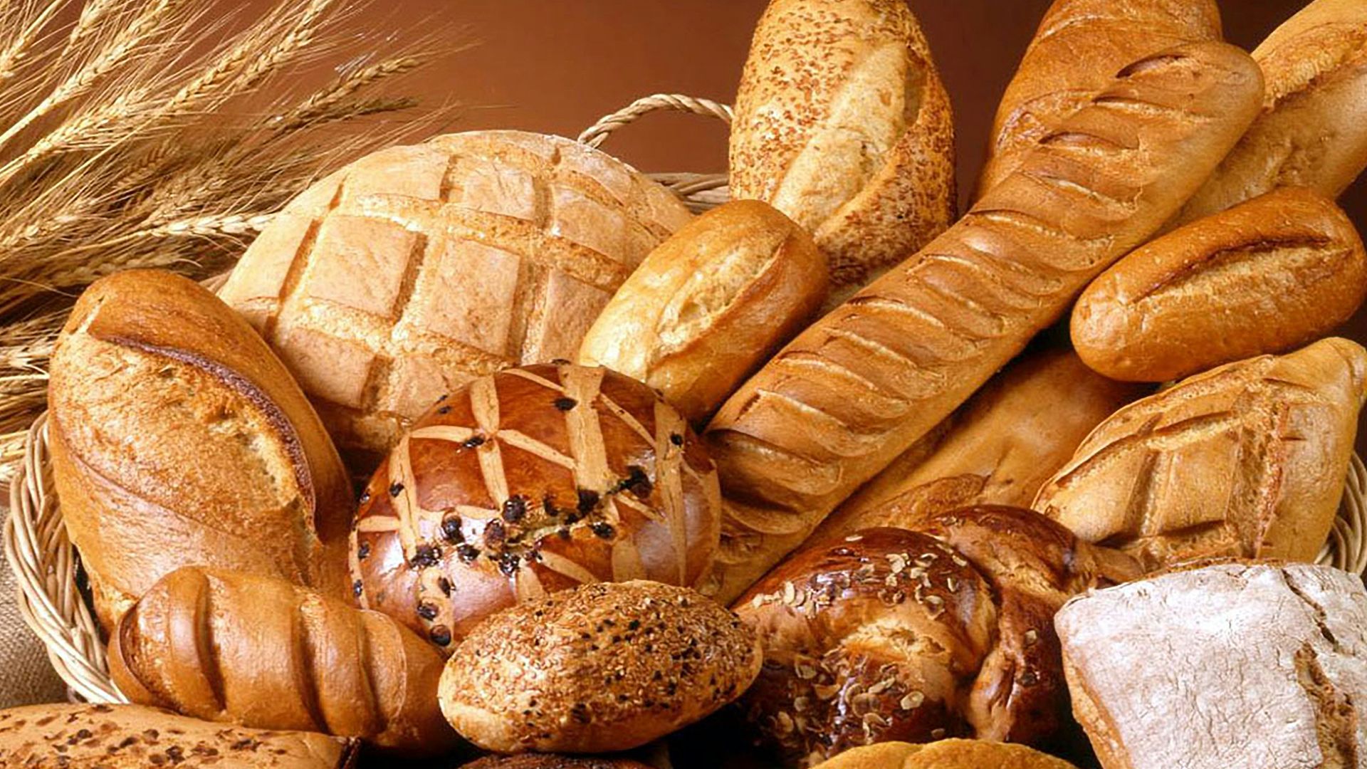 brown bread on brown wicker basket