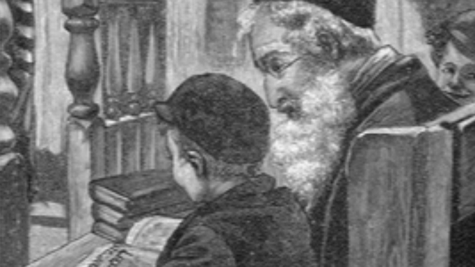 File:Rabbi teaching Hebrew by Ellen Gertrude Cohen 1891.jpg