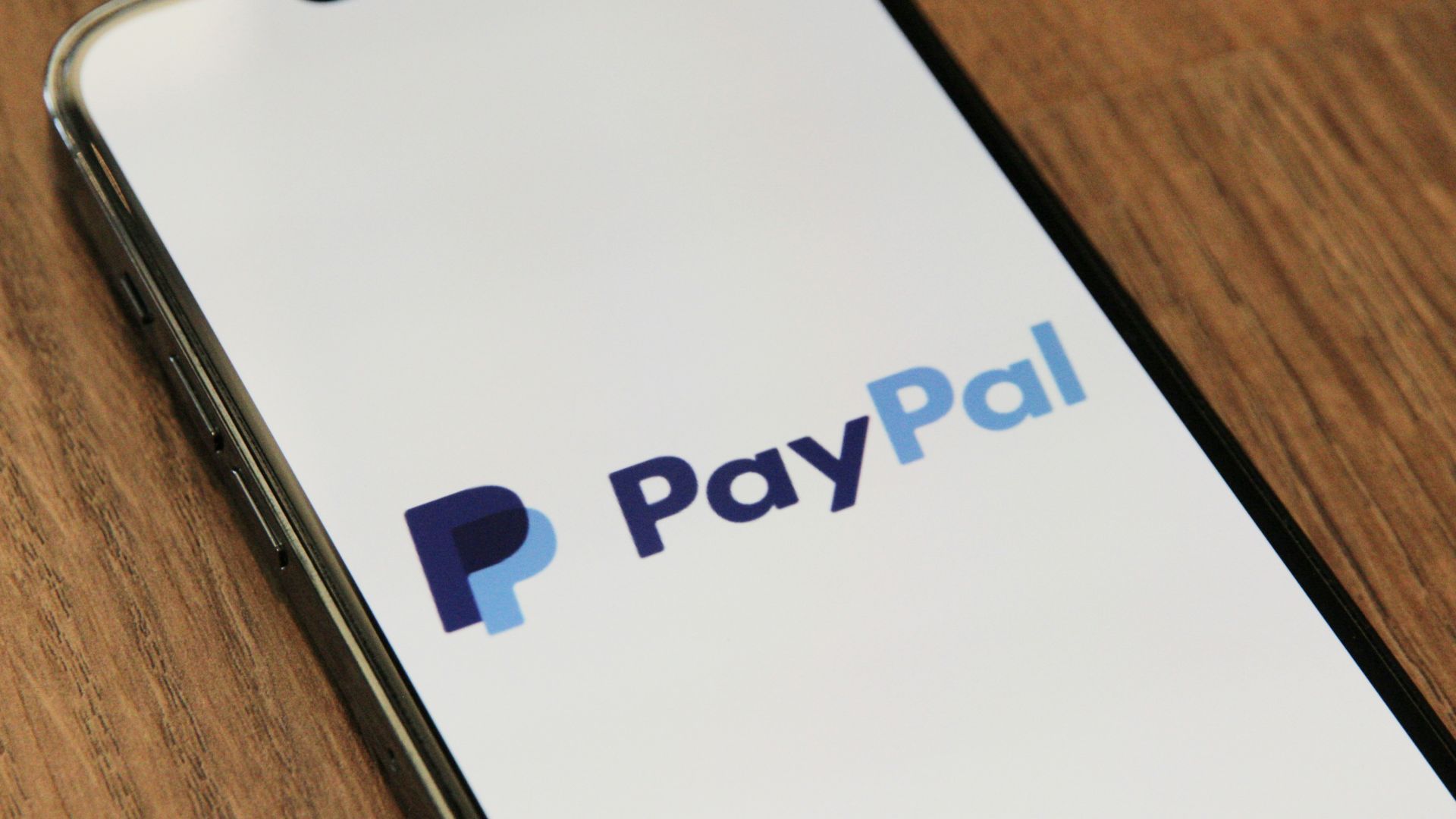 a phone with a pay pay logo on it