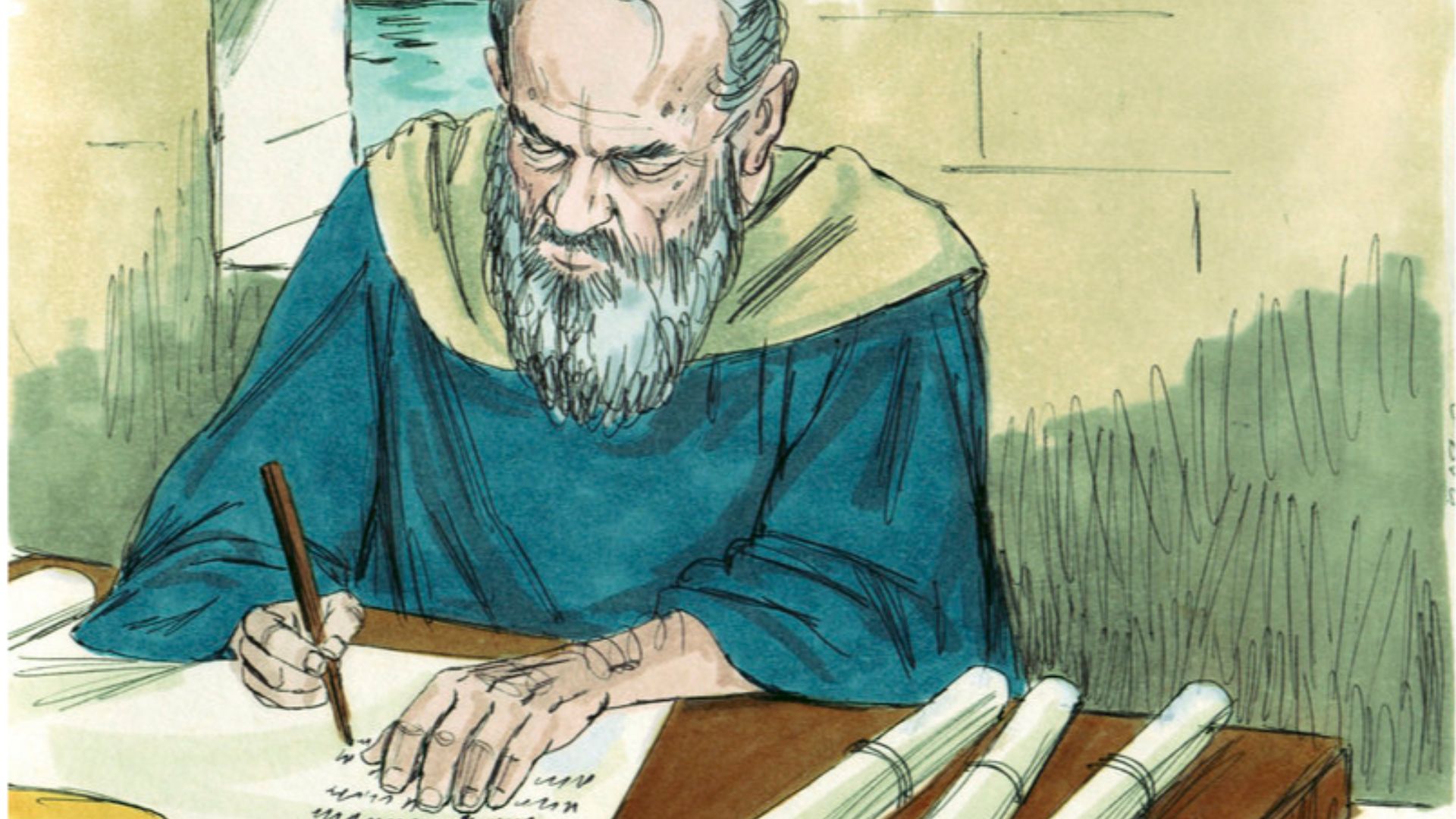 File:Book of Revelation Chapter 1-2 (Bible Illustrations by Sweet Media).jpg