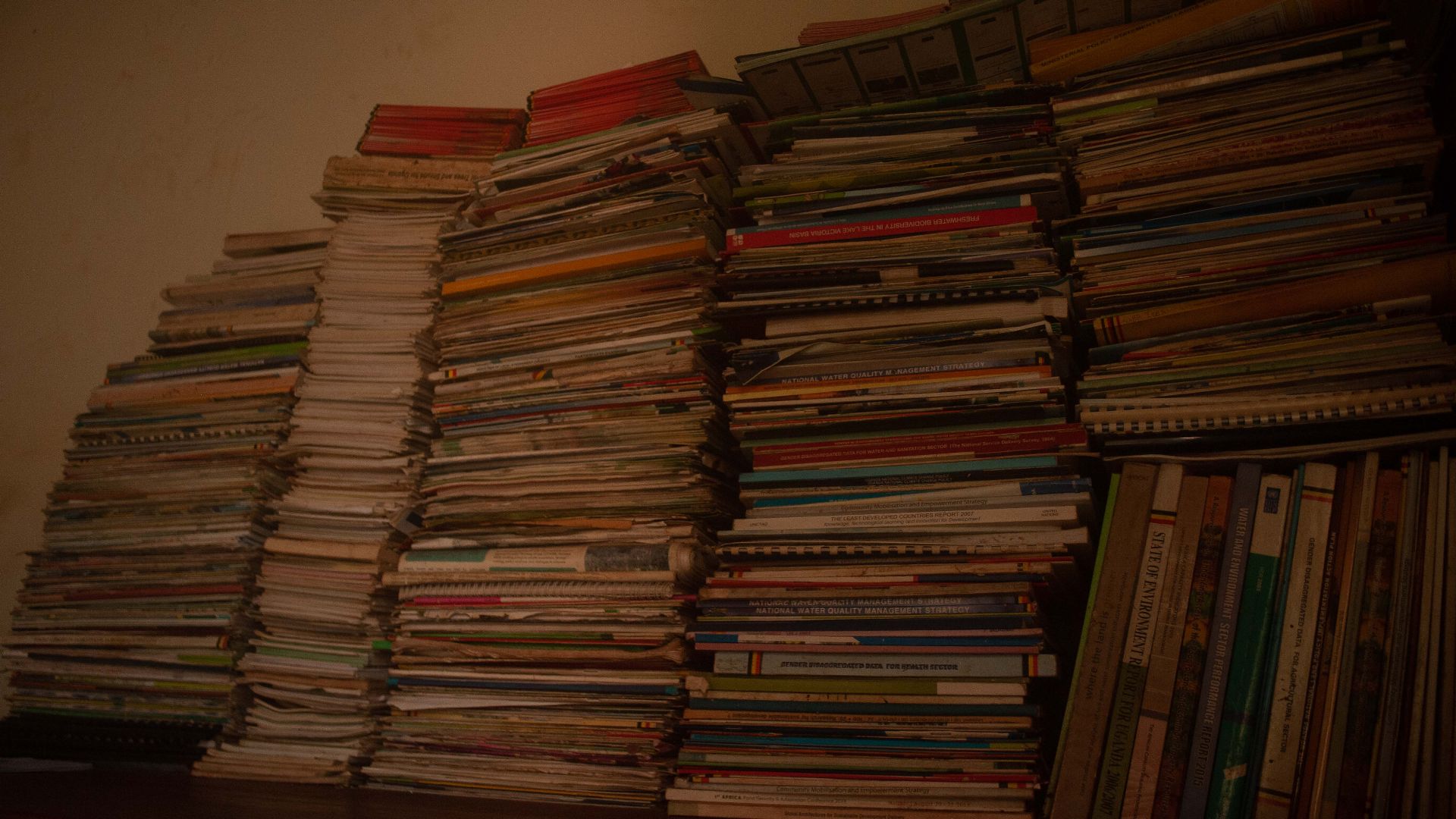 File:Journals and magazines at Kikandwa Environment Association, Kikandwa, Mityana district 01.jpg