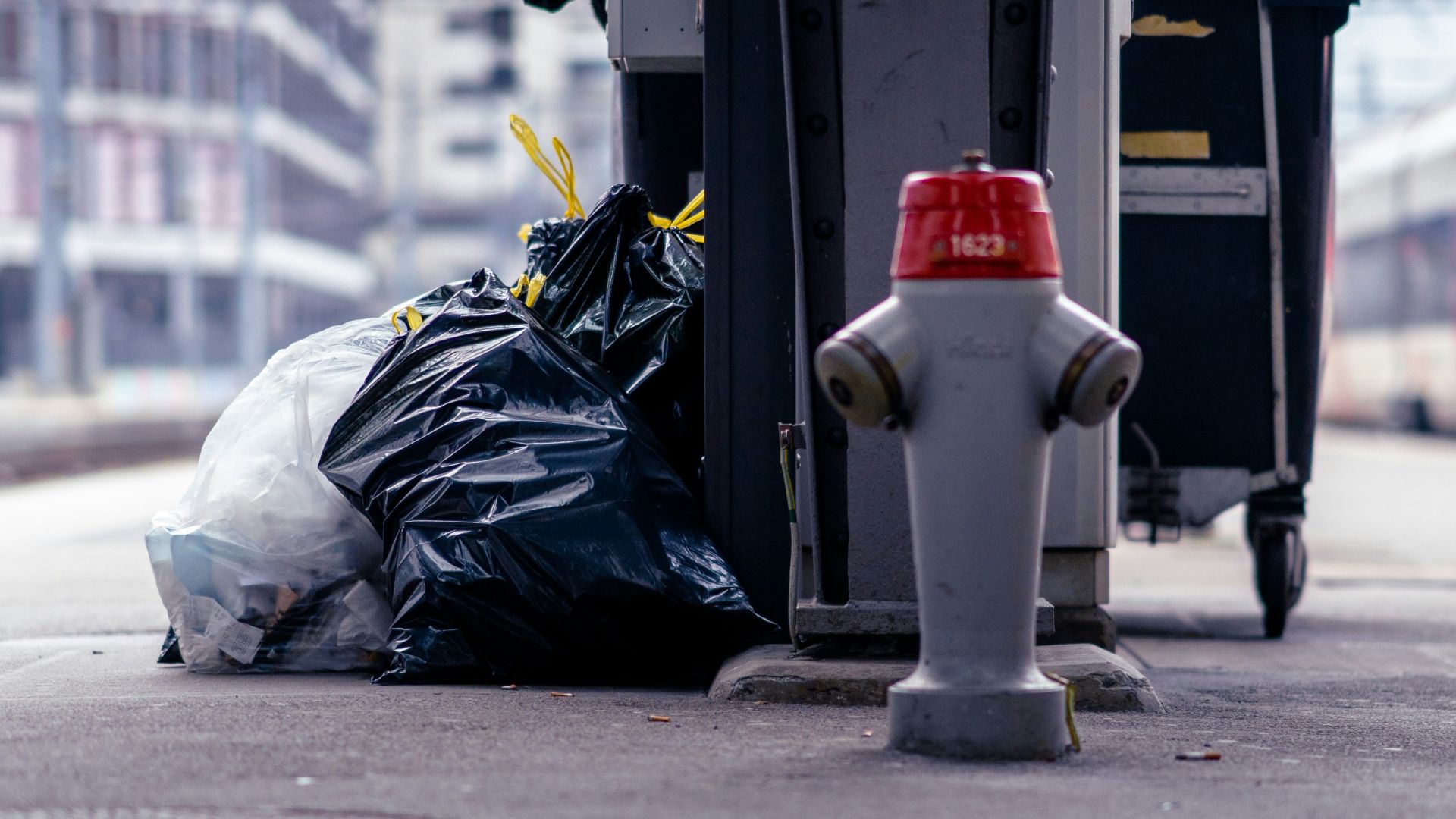 a fire hydrant on the side of the road