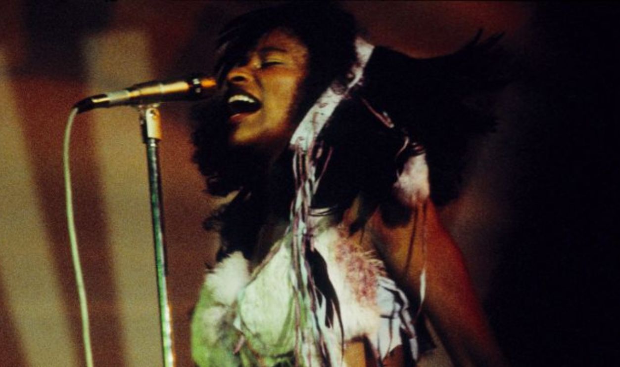 AMSTELVEEN, NETHERLANDS - !st JANUARY: Chaka Khan from Rufus performs live on stage in Amstelveen, Netherlands in 1976. 