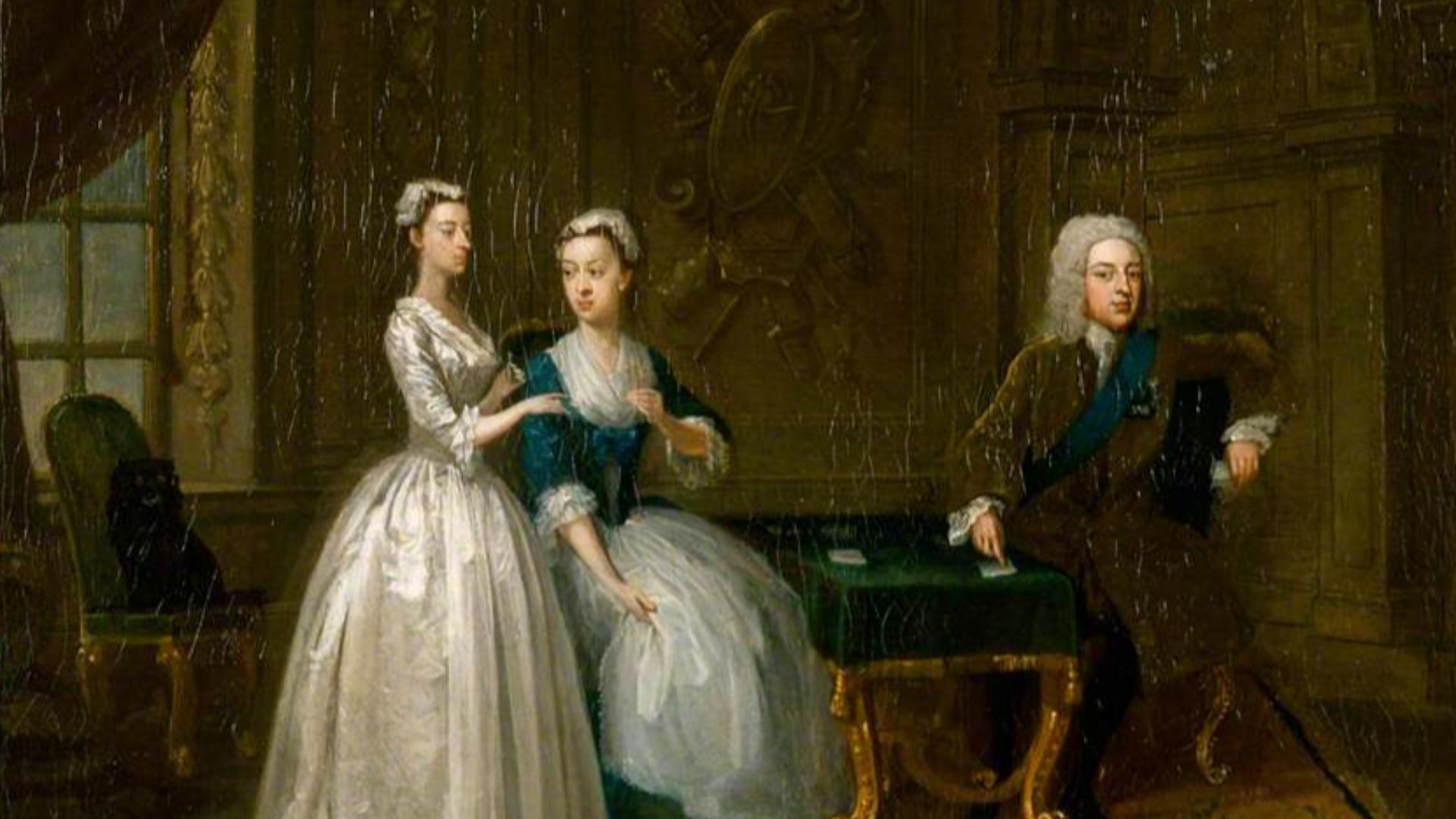 File:Gawen Hamilton (1697-1737) - John Montagu (1690–1749), 2nd Duke of Montagu, Lady Mary Churchill and Their Daughter Mary - 88029497 - Marble Hill House.jpg