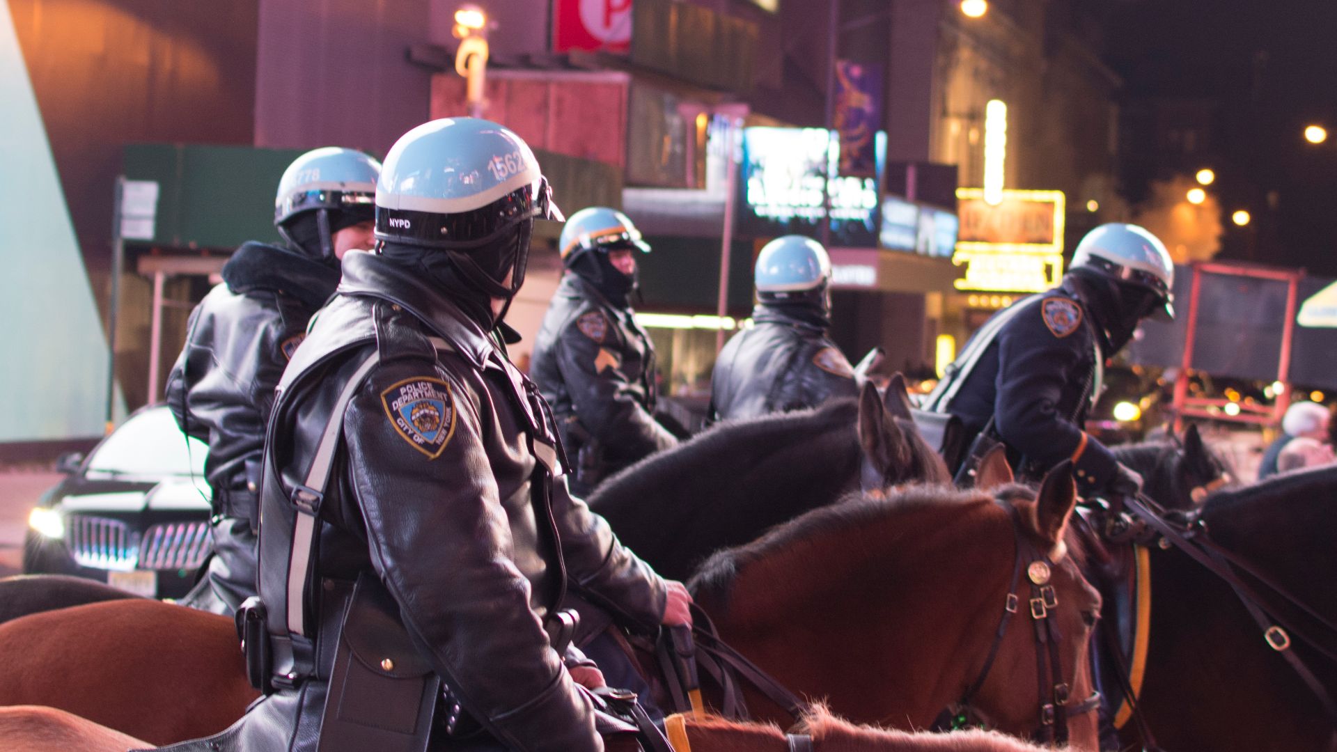 File:New York City Police Department Mounted Police Officers Time Square photo D Ramey Logan.jpg
