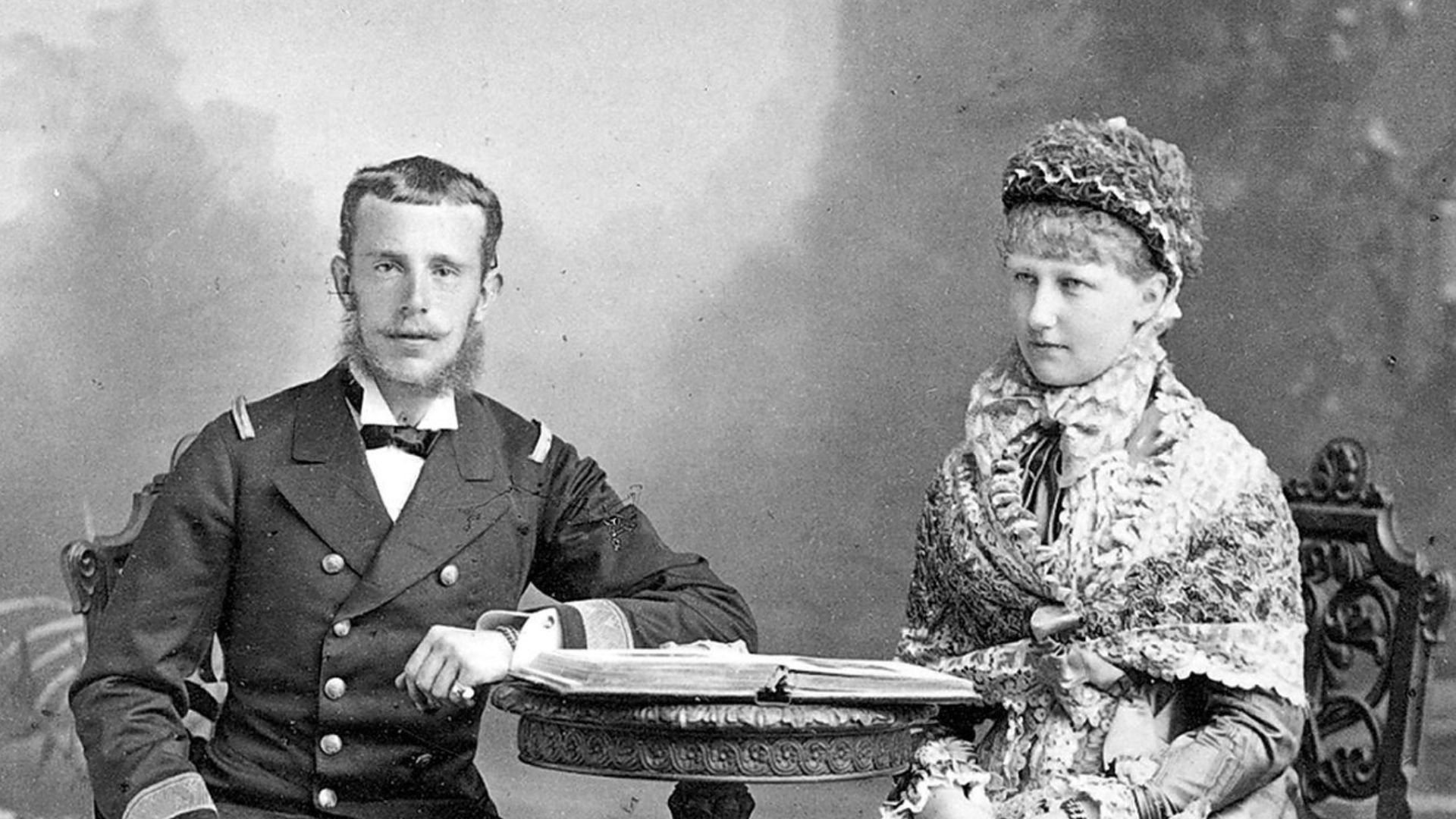 File:Heinrich Eckert - Rudolf, Kronprinz von Österreich Gemeinsam mit Kronprinzessin Stephanie.jpg