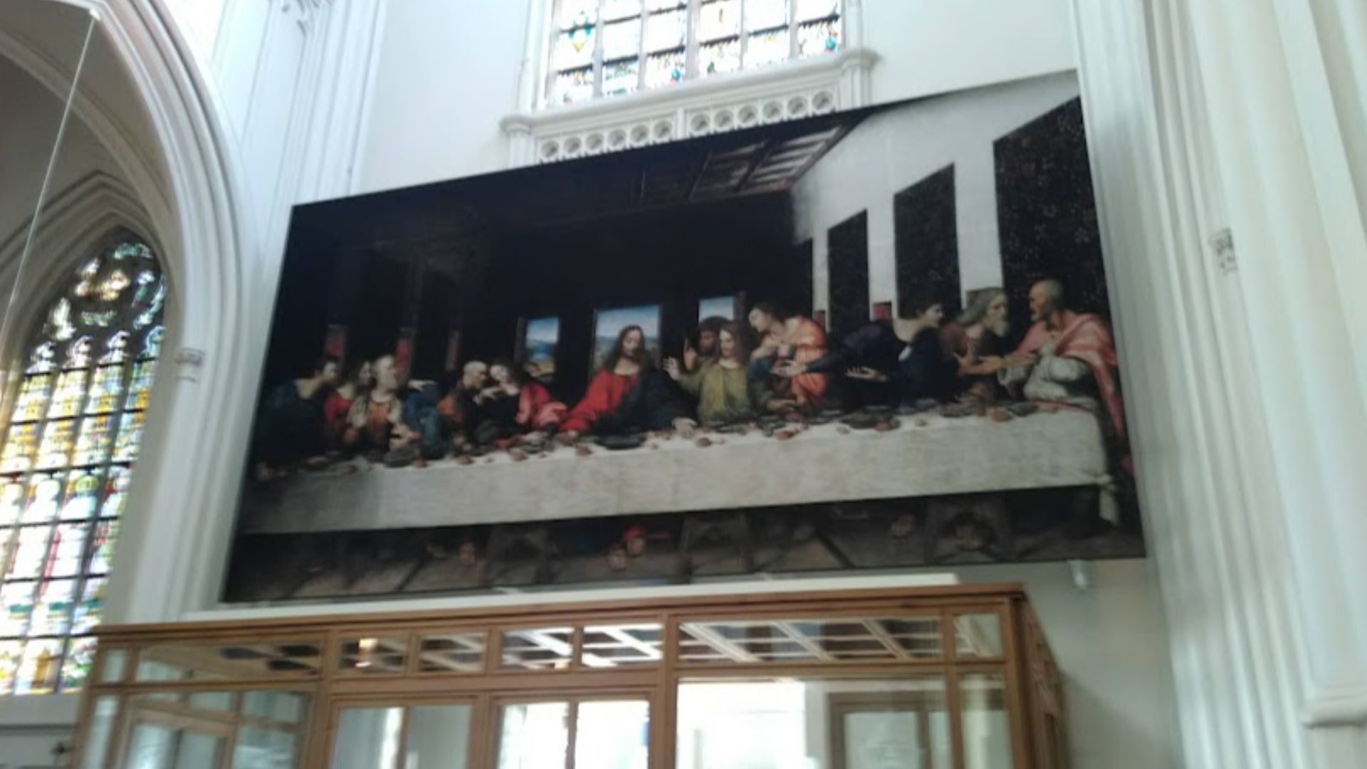 File:Copy of Leonardo da Vinci's Last Supper at Tongerlo Abbey.jpg