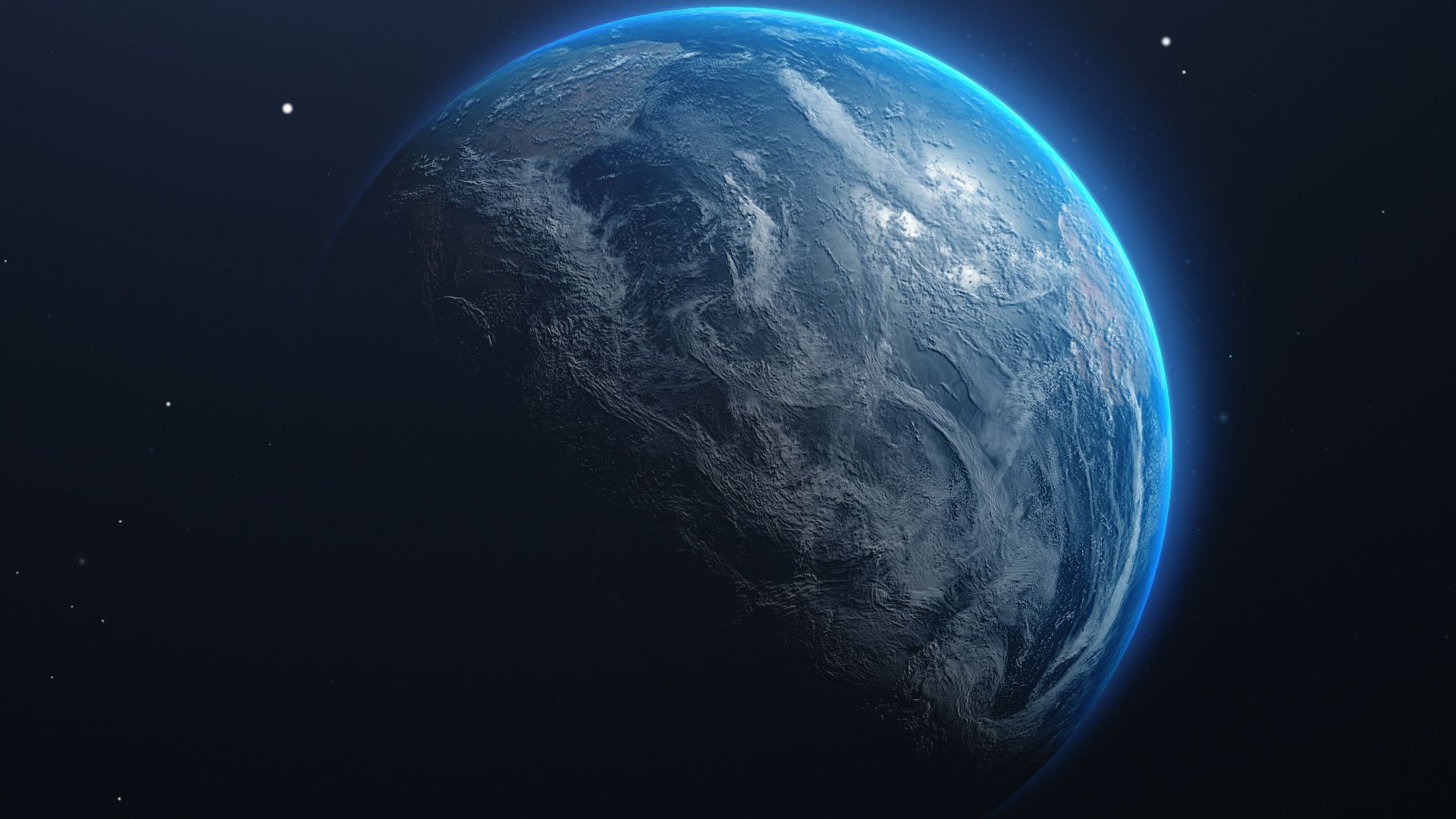 a view of the earth from space