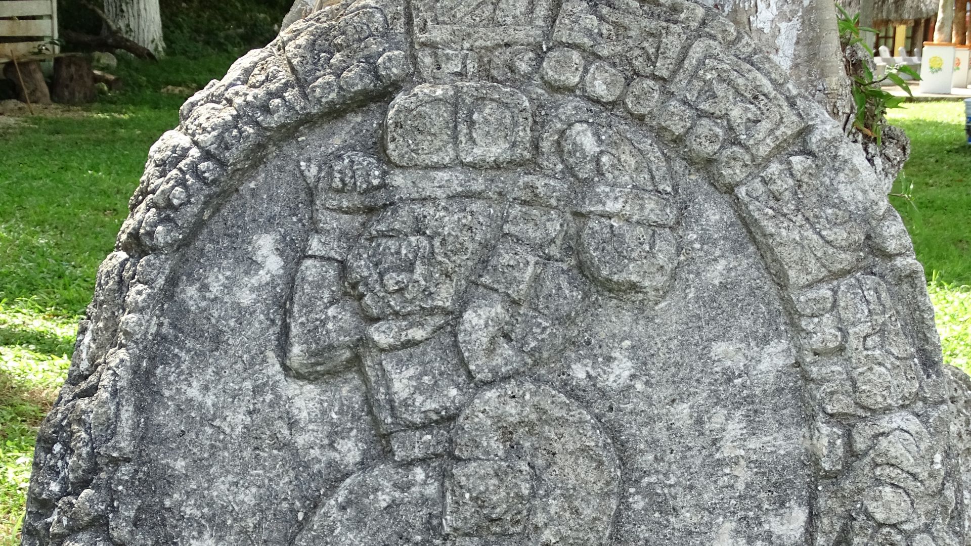 File:Original Mayan Calendar Stone - El Cedral - Cozumel - Mexico.jpg