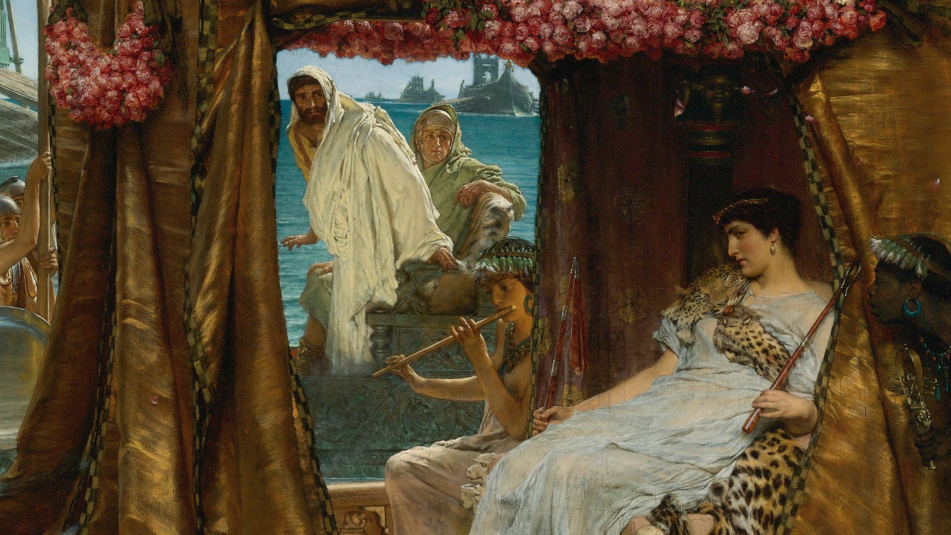 File:Sir Lawrence Alma-Tadema - The Meeting of Antony and Cleopatra.jpg