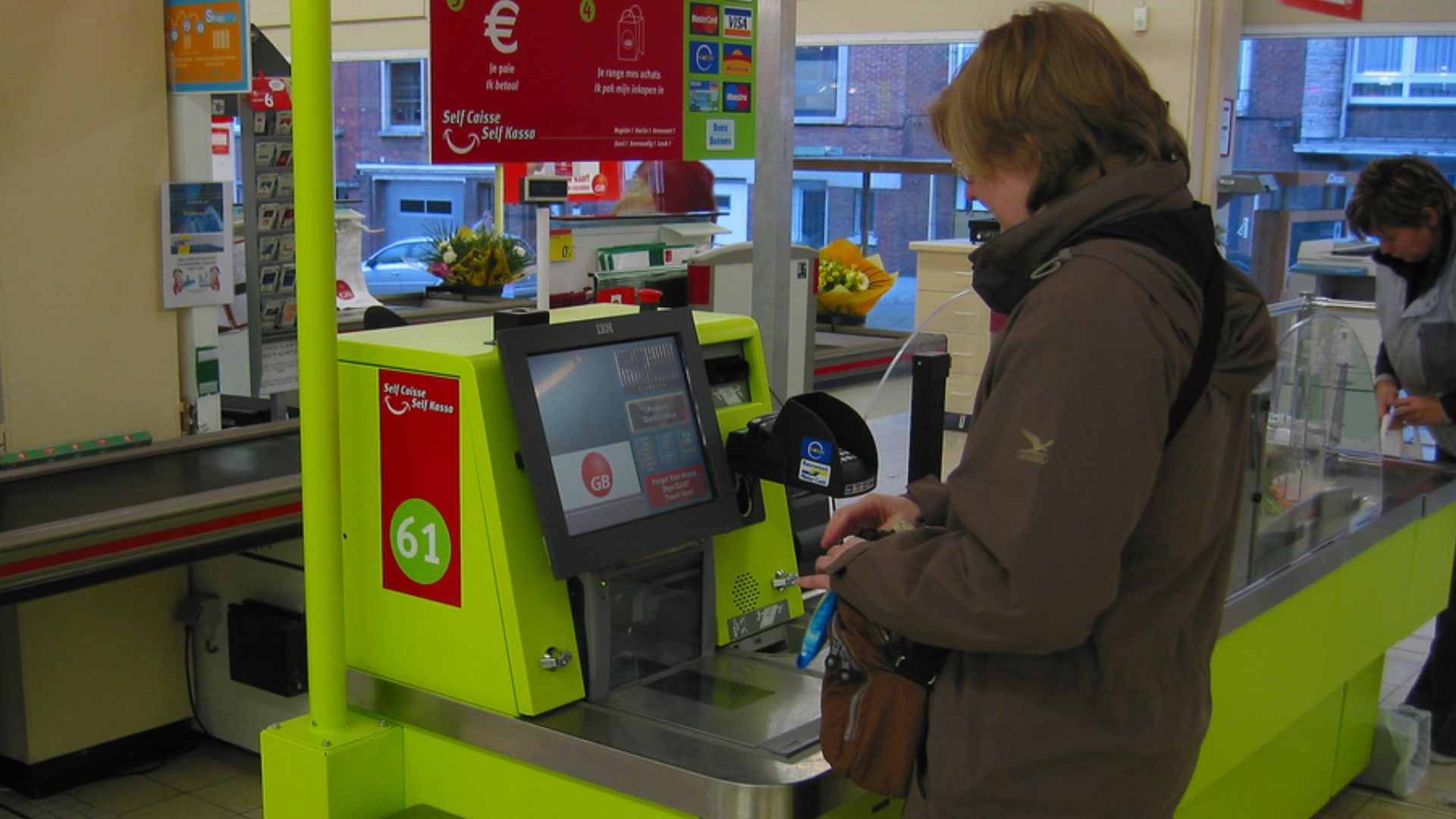 File:Green IBM self checkout machine.jpg