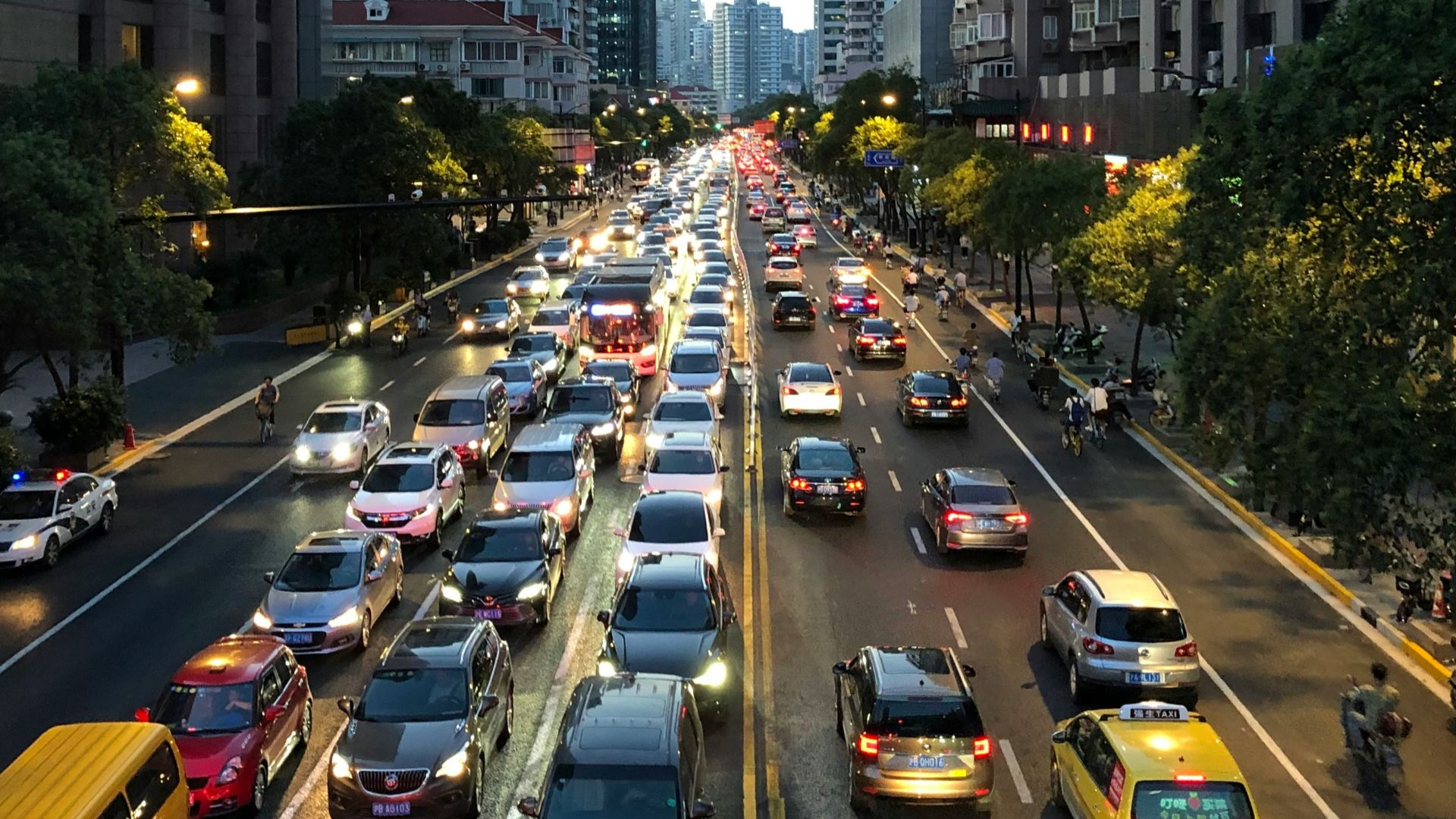 cars on road during daytime