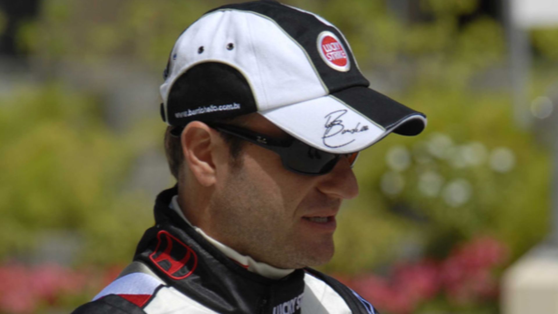 Rubens Barrichello at the 2006 Bahrain Grand Prix.