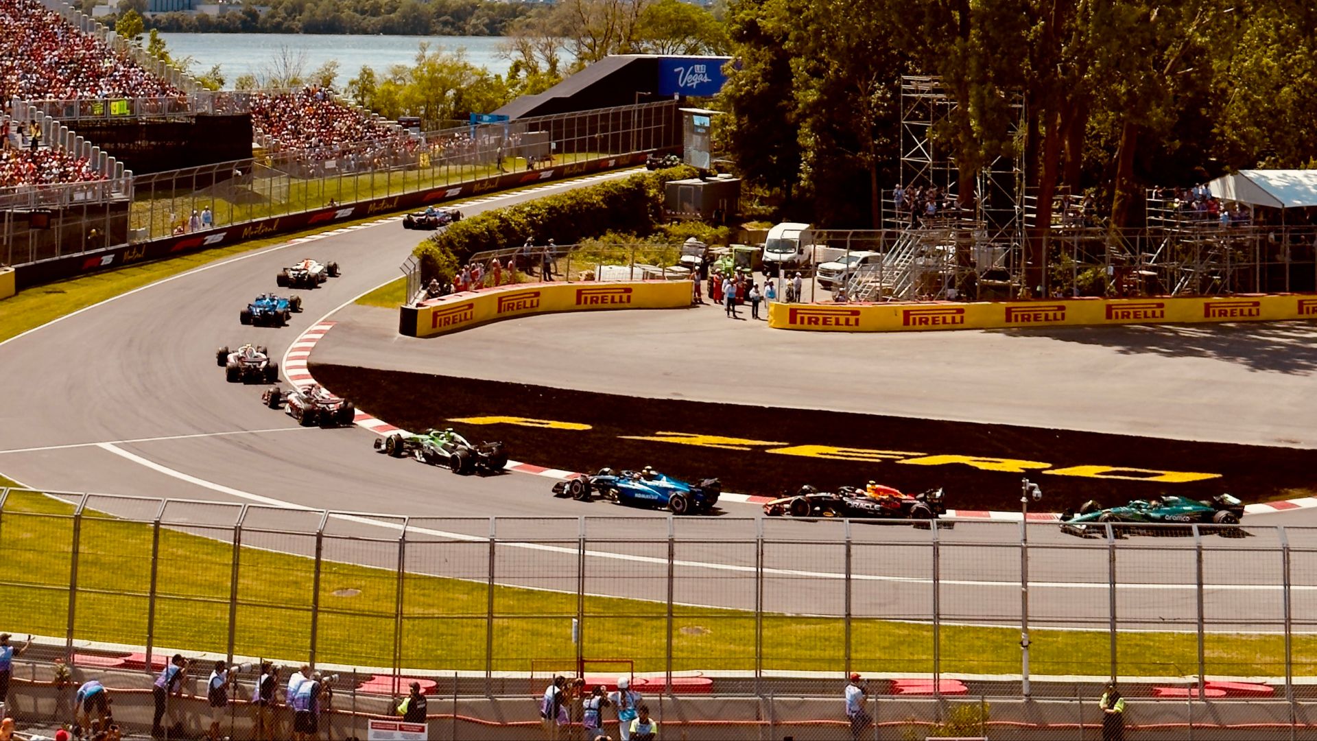 Opening lap of the 2025 Canadian Grand Prix
