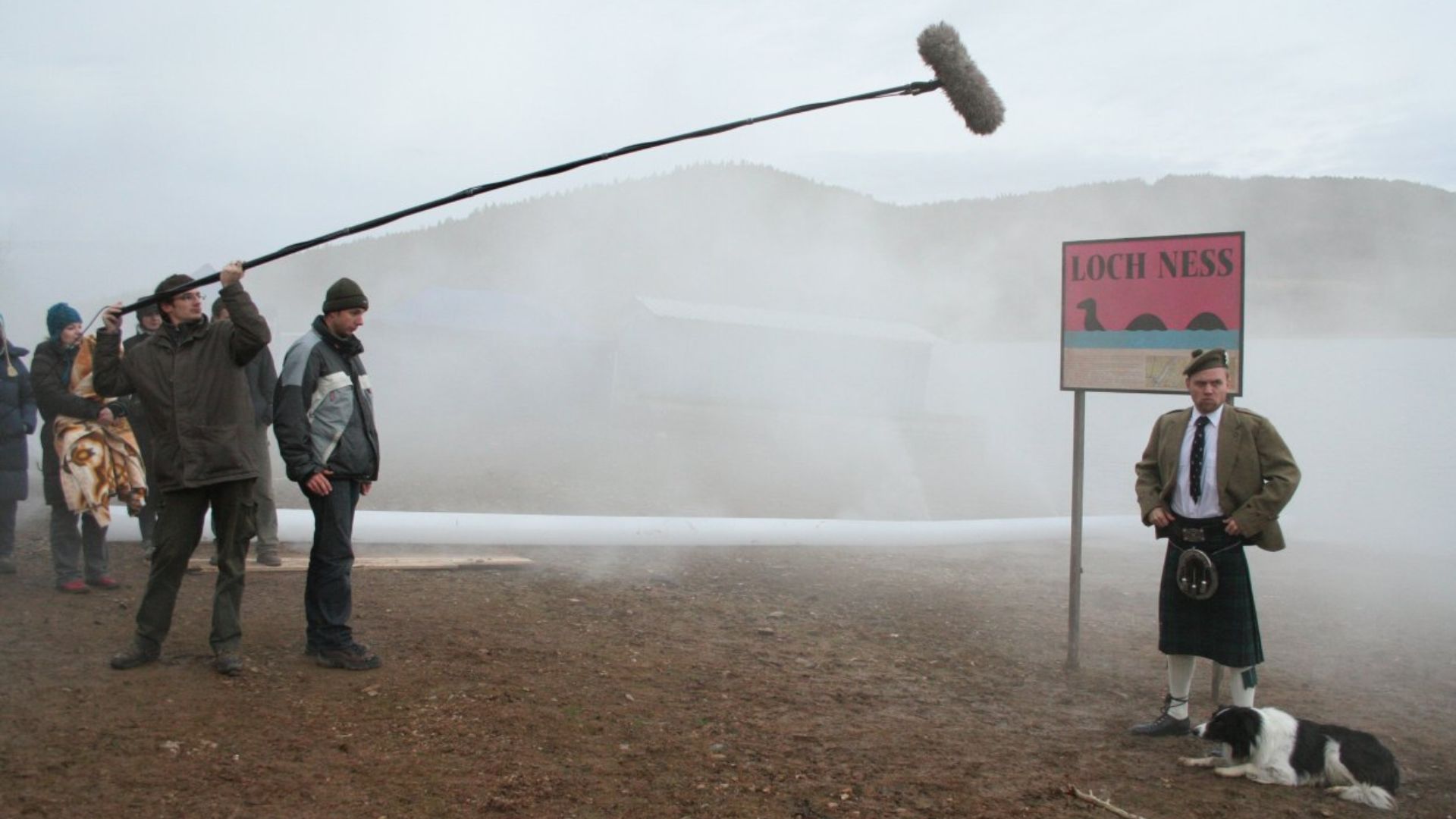 on set of T-mobile commerical